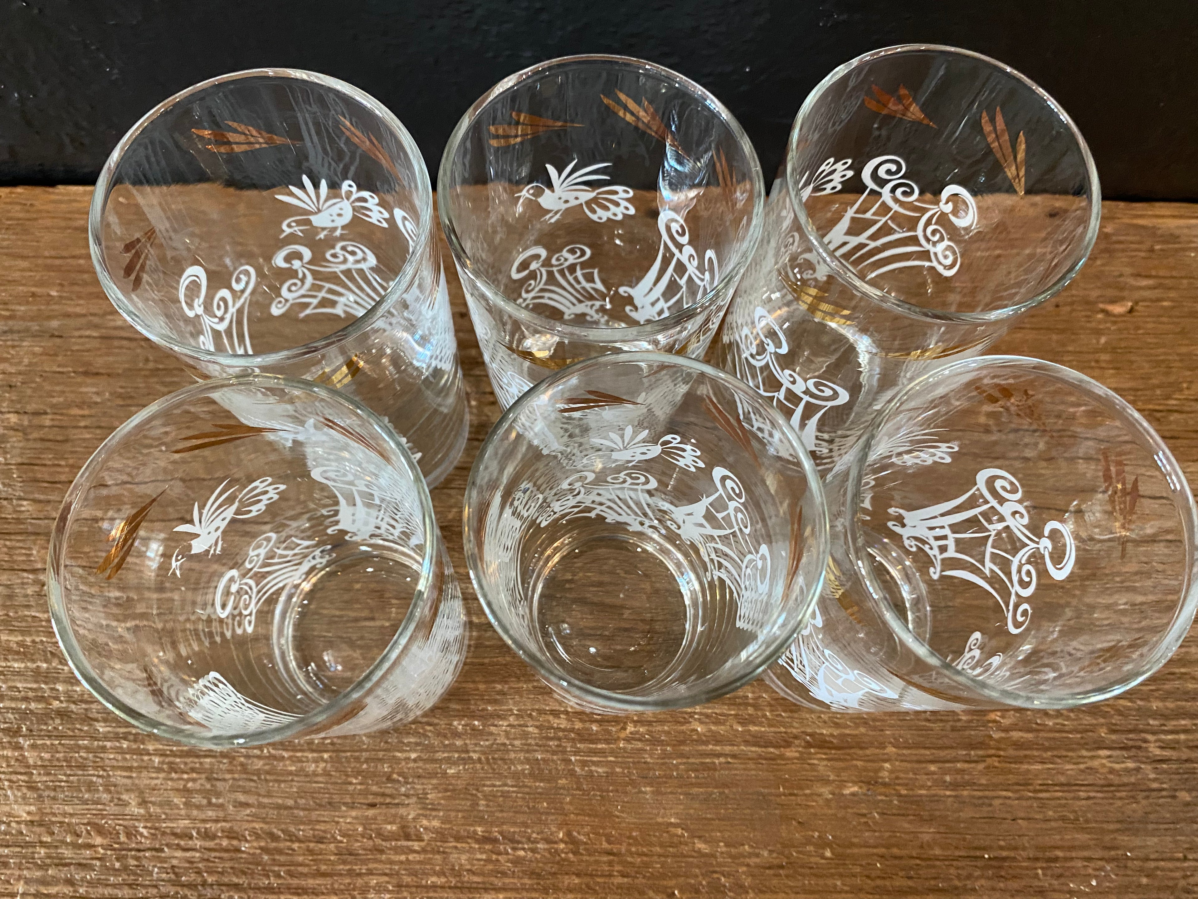 Fancy Highball Glasses | Set Of Six
