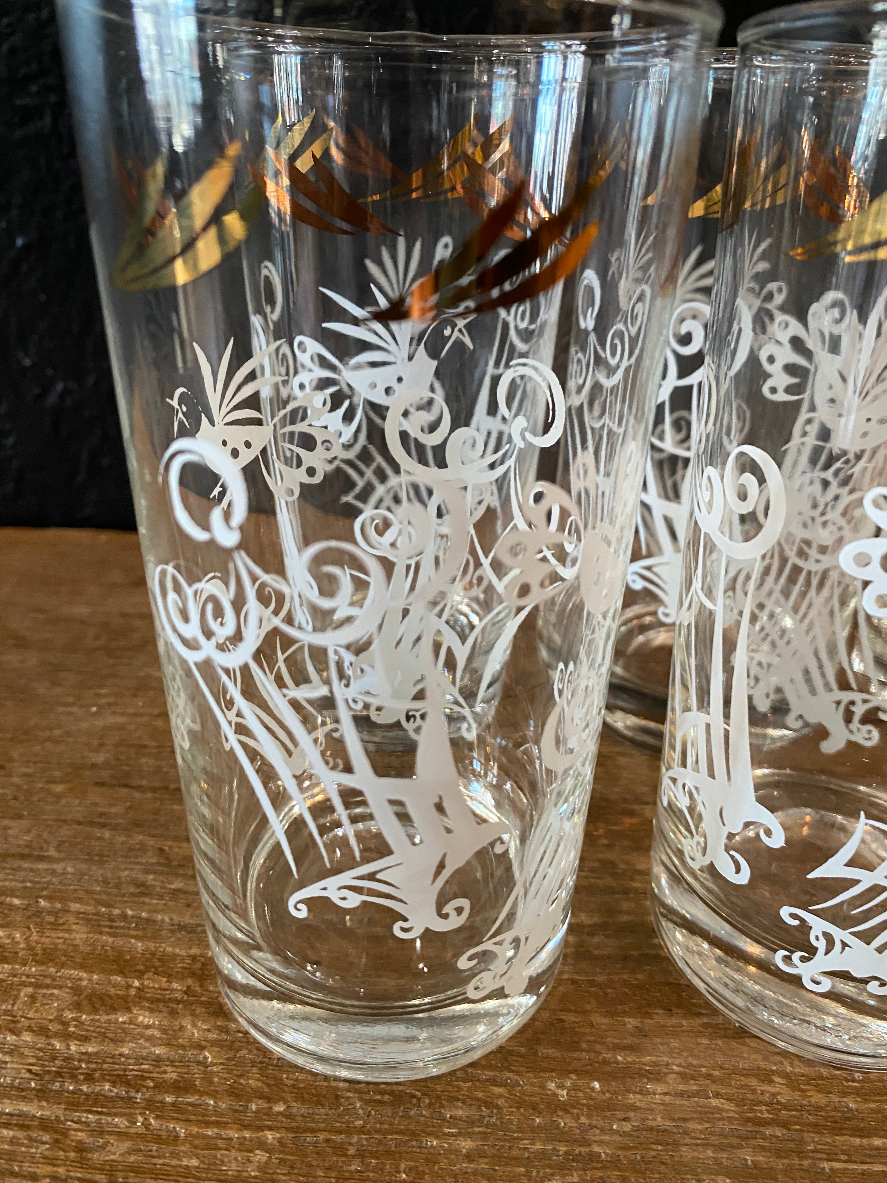 Fancy Highball Glasses | Set Of Six
