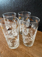 Vintage Highball Glasses | Set Of Four
