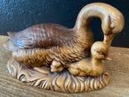 Ceramic Duck With Duckling