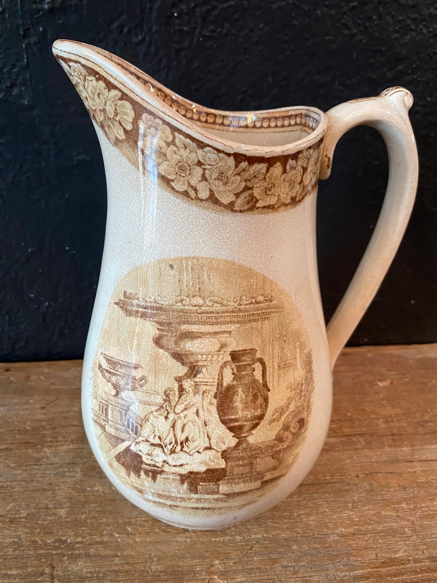 Victorian Ironstone Pitcher