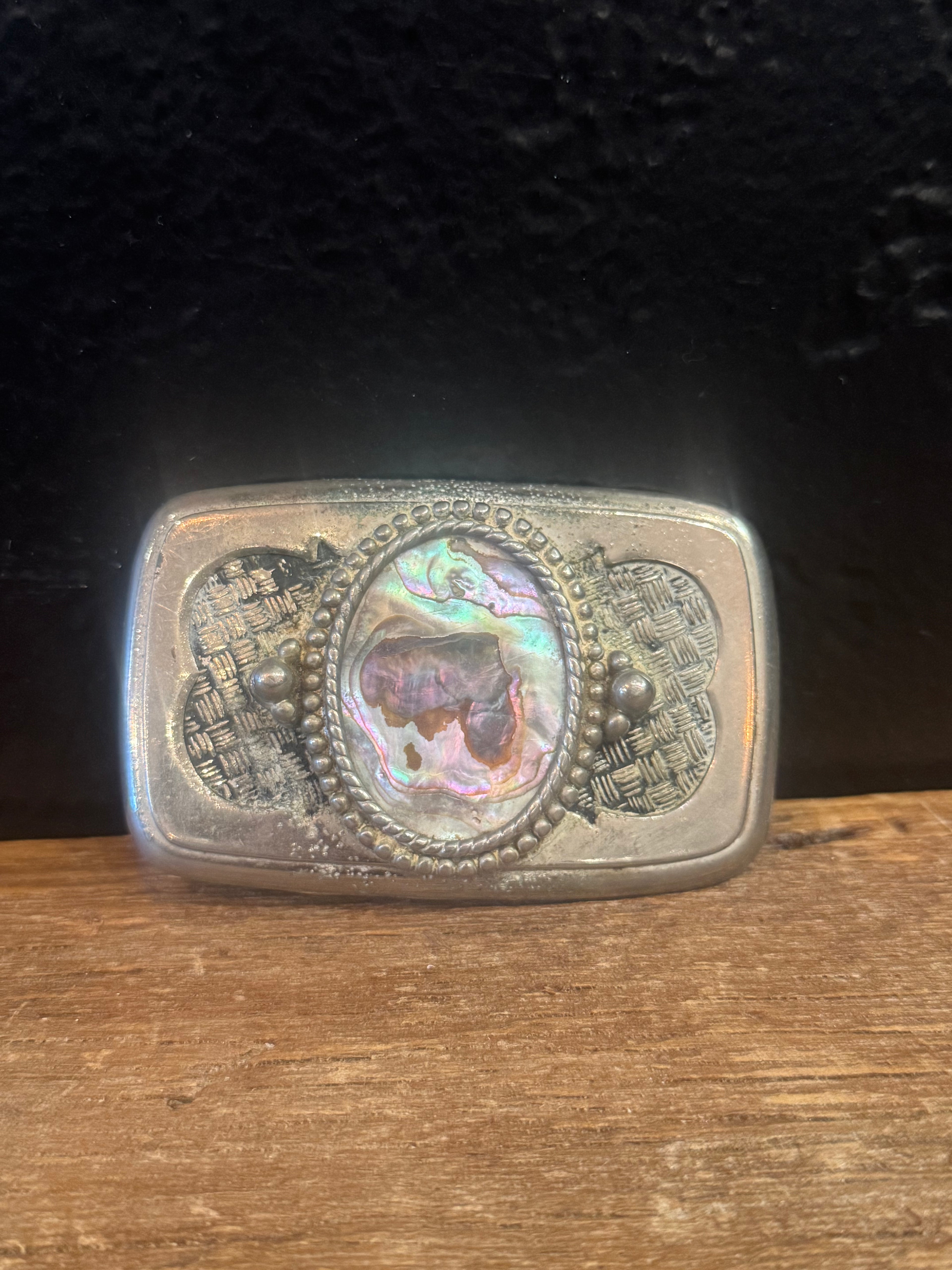 Fancy Stone Belt Buckle