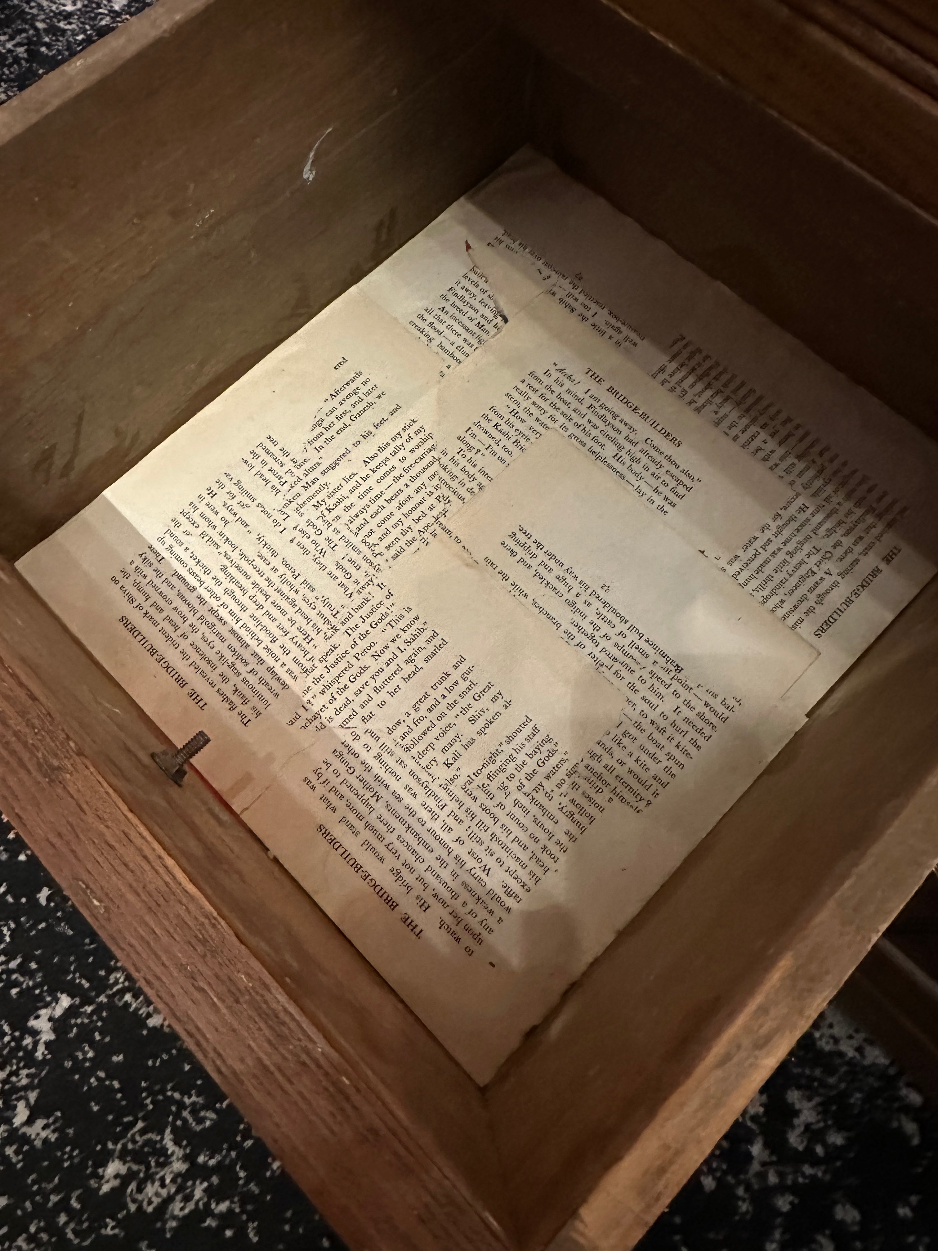 Vintage Small Wood Dresser