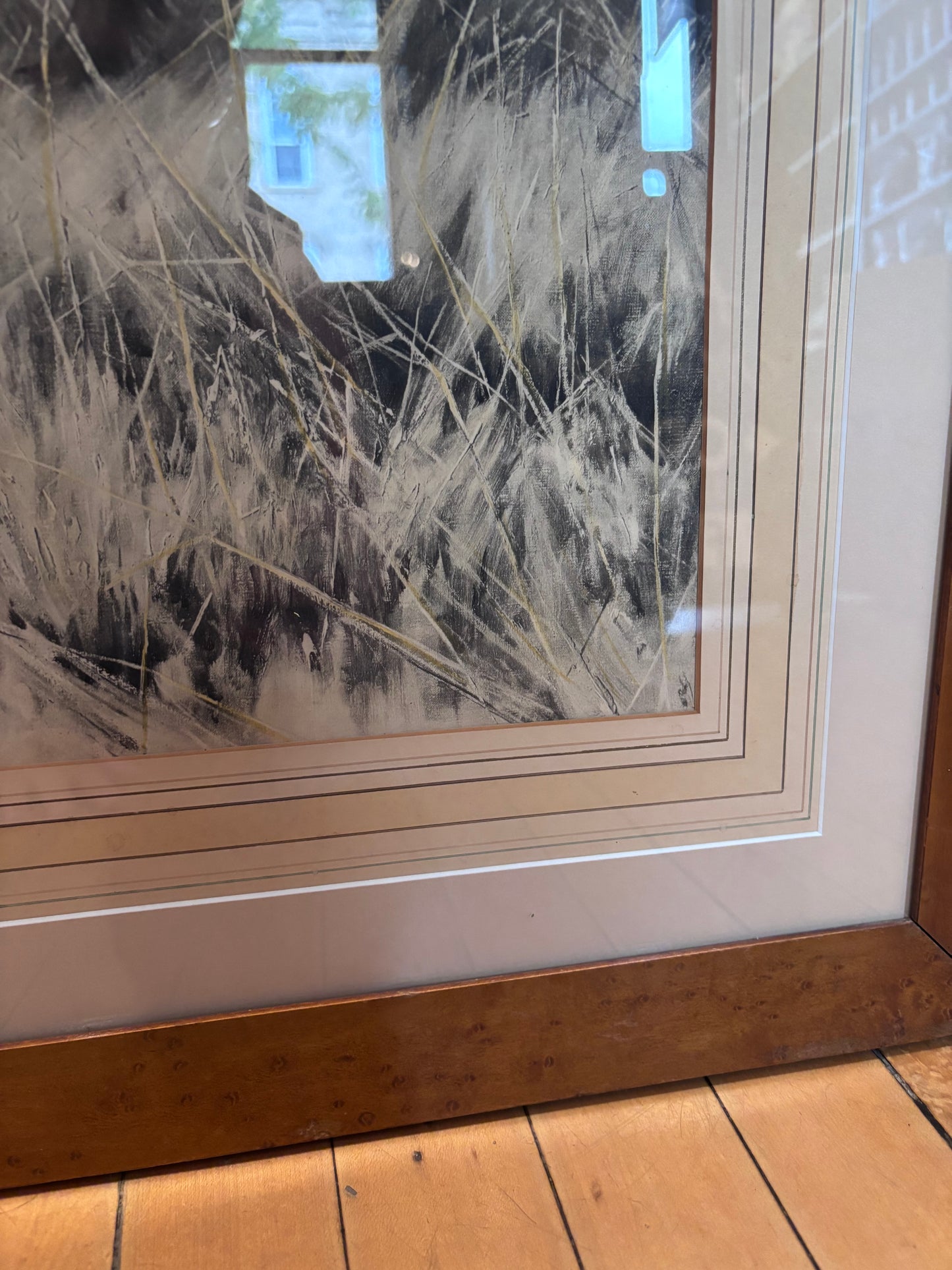 “The Shamrock” Antique Framed Hunting Print