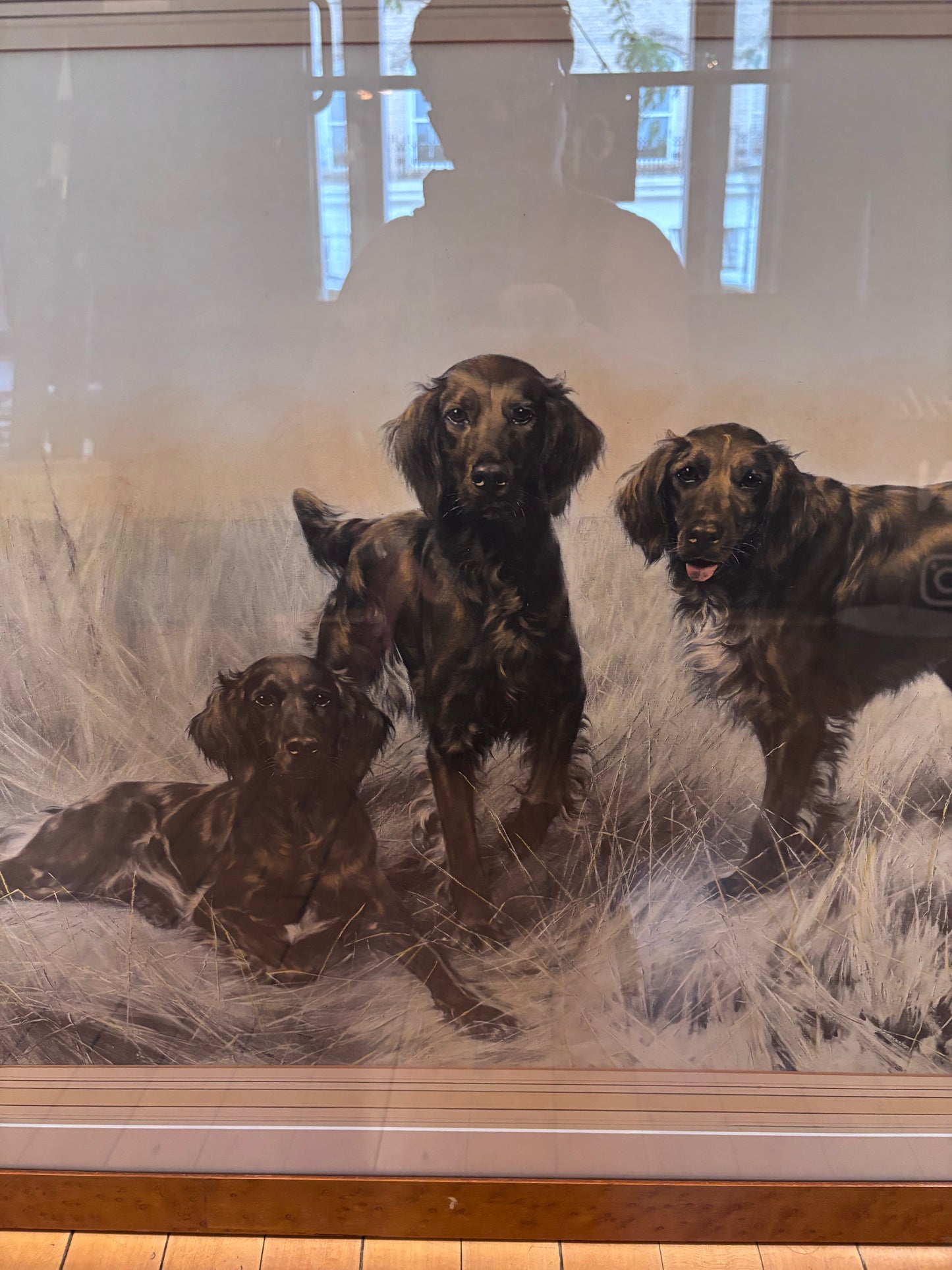 “The Shamrock” Antique Framed Hunting Print