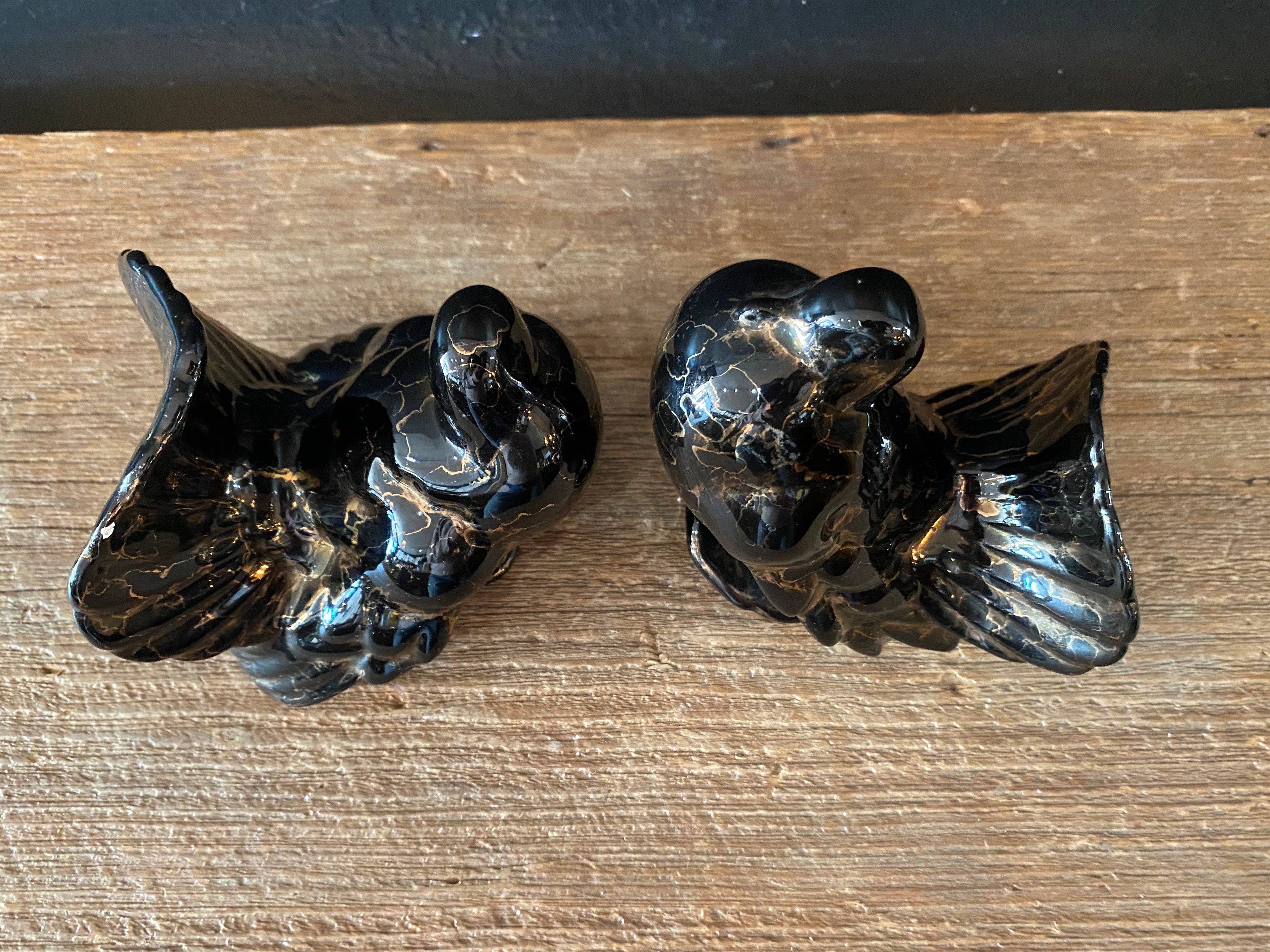 Pair Of Ceramic Doves