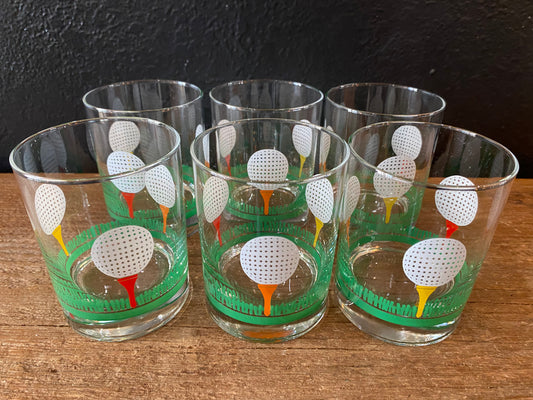 Libbey Golf Course Glasses |Set Of Six