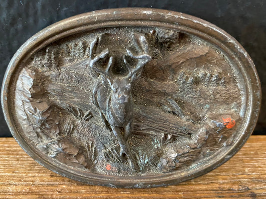 Running Deer Belt Buckle