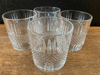 Cut Glass Old Fashioned Glasses | Set Of Four