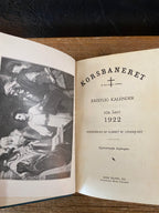 Swedish Book | Korsbaneret 1922