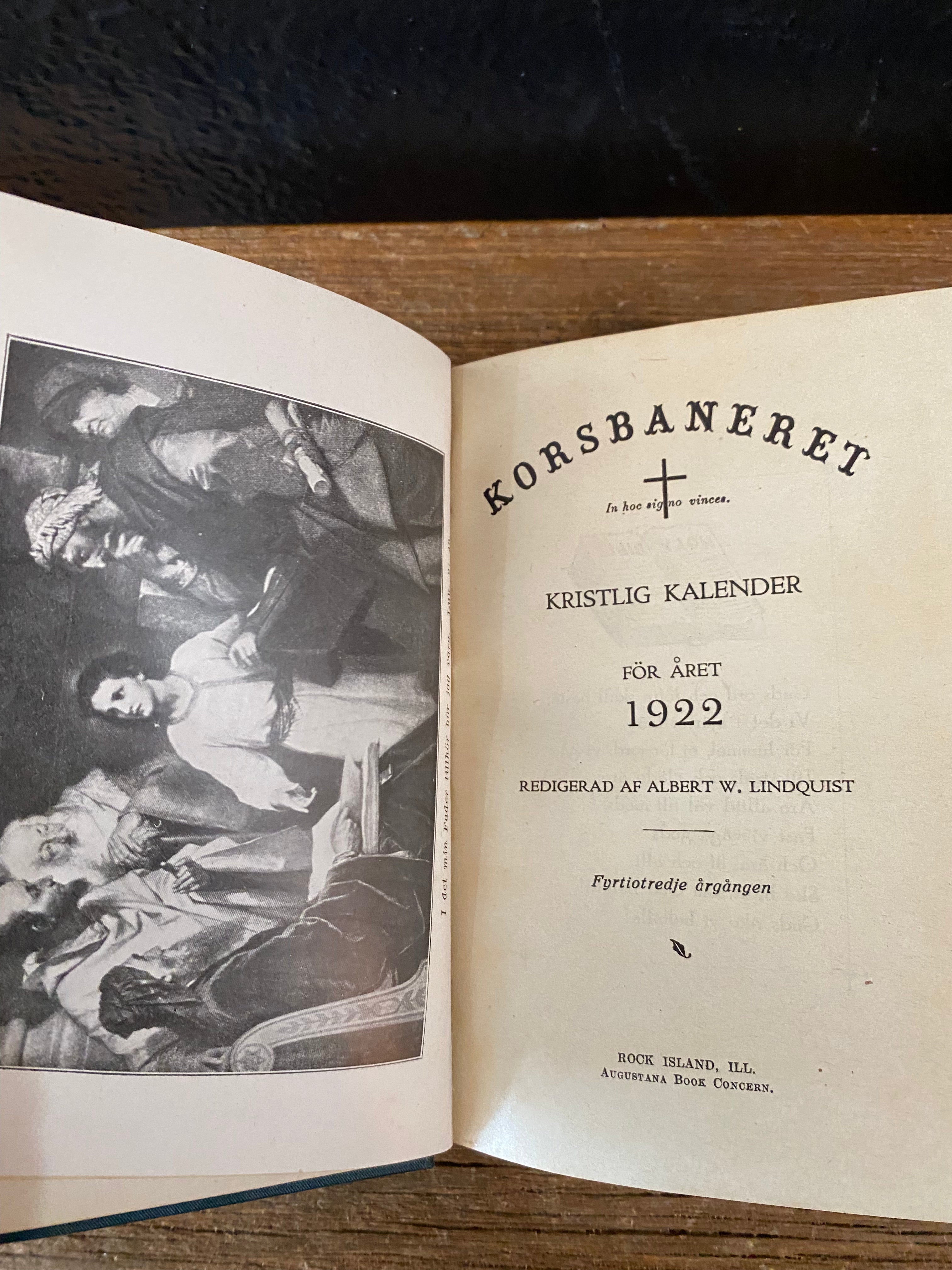 Swedish Book | Korsbaneret 1922