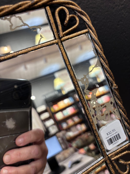 Heart Mirror Tray