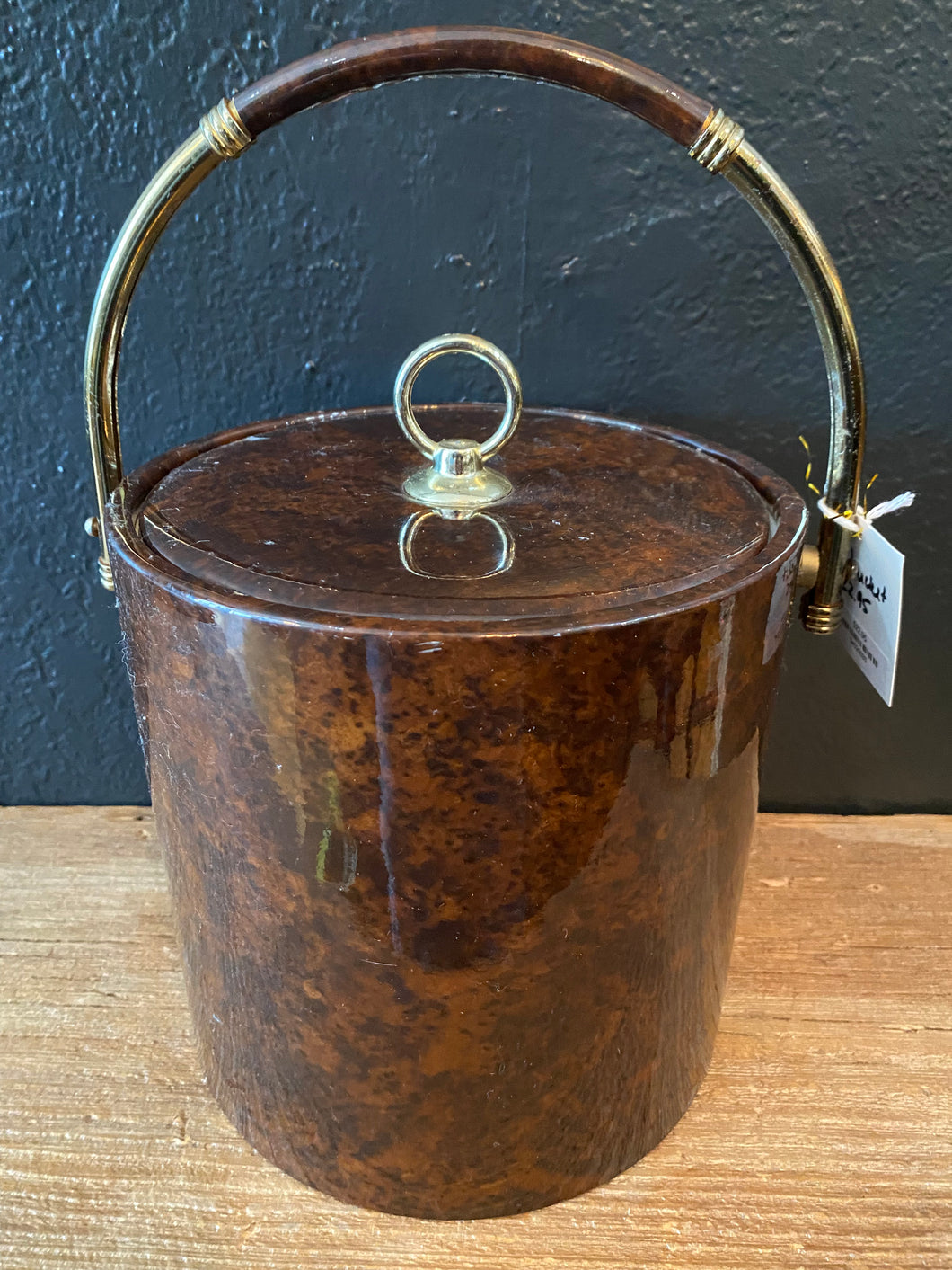 Ice Bucket | Brown Marbled