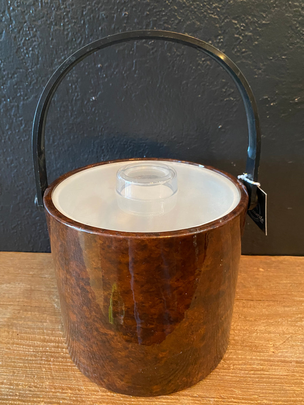 Ice Bucket | Brown Marbled