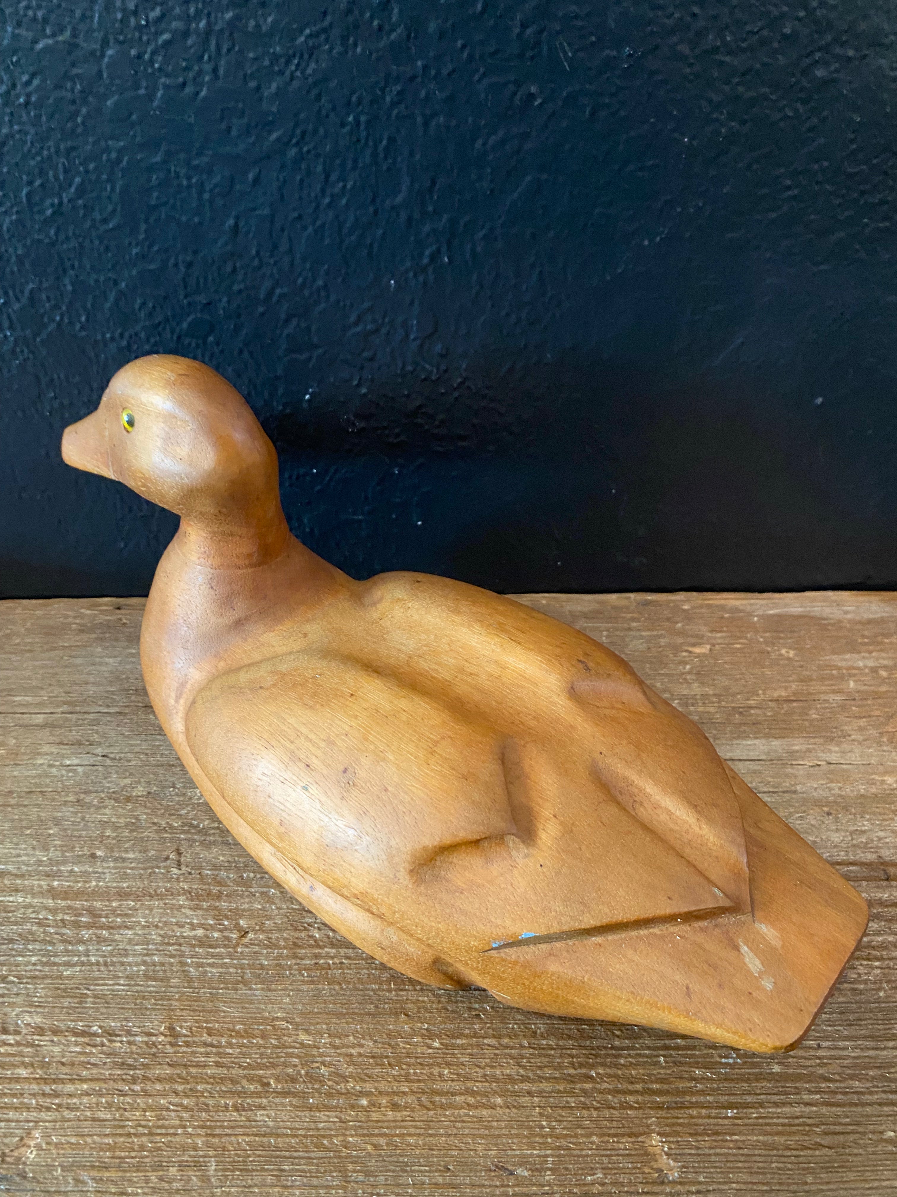 Carved Wood Duck Decoy