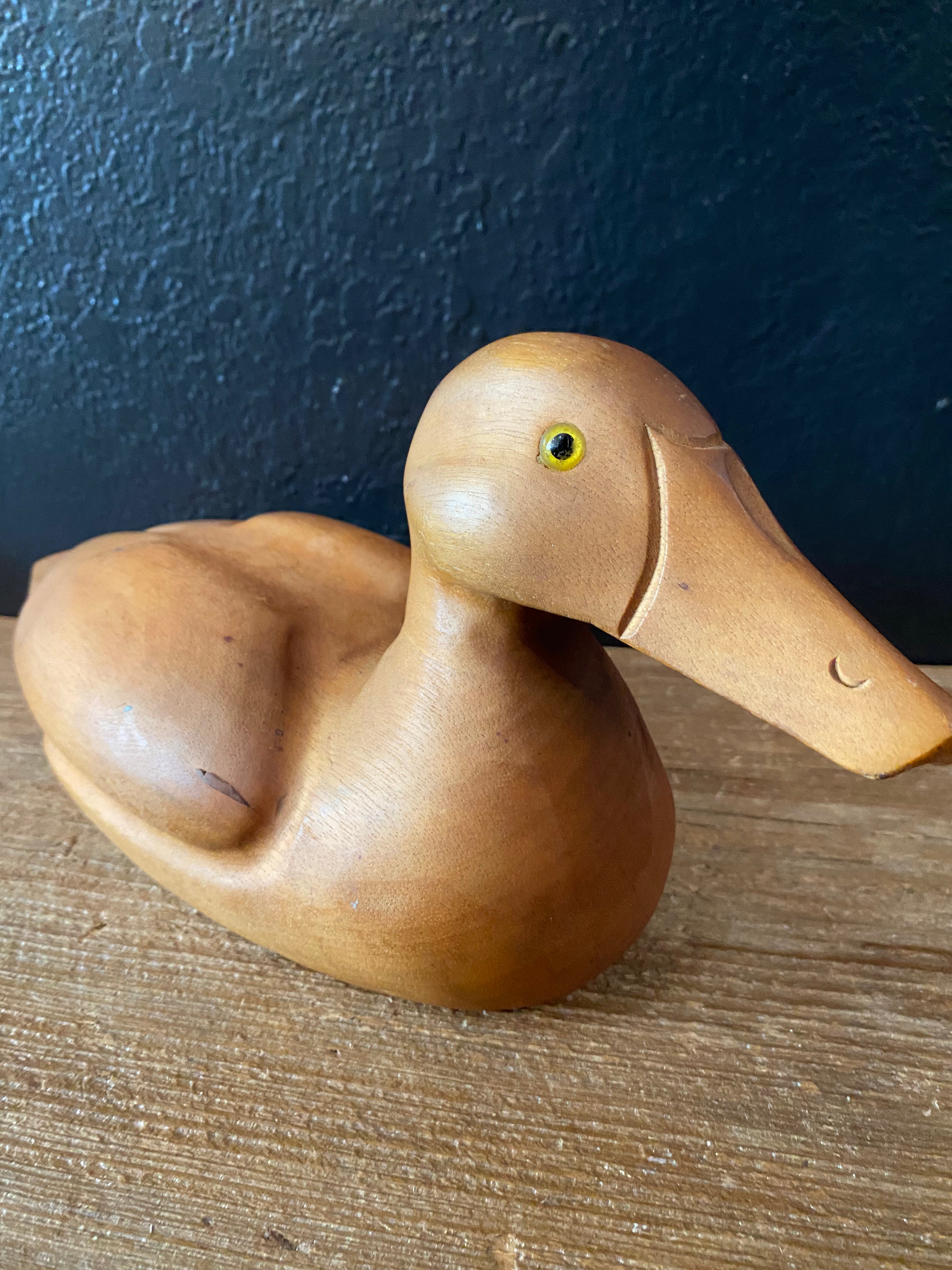 Carved Wood Duck Decoy