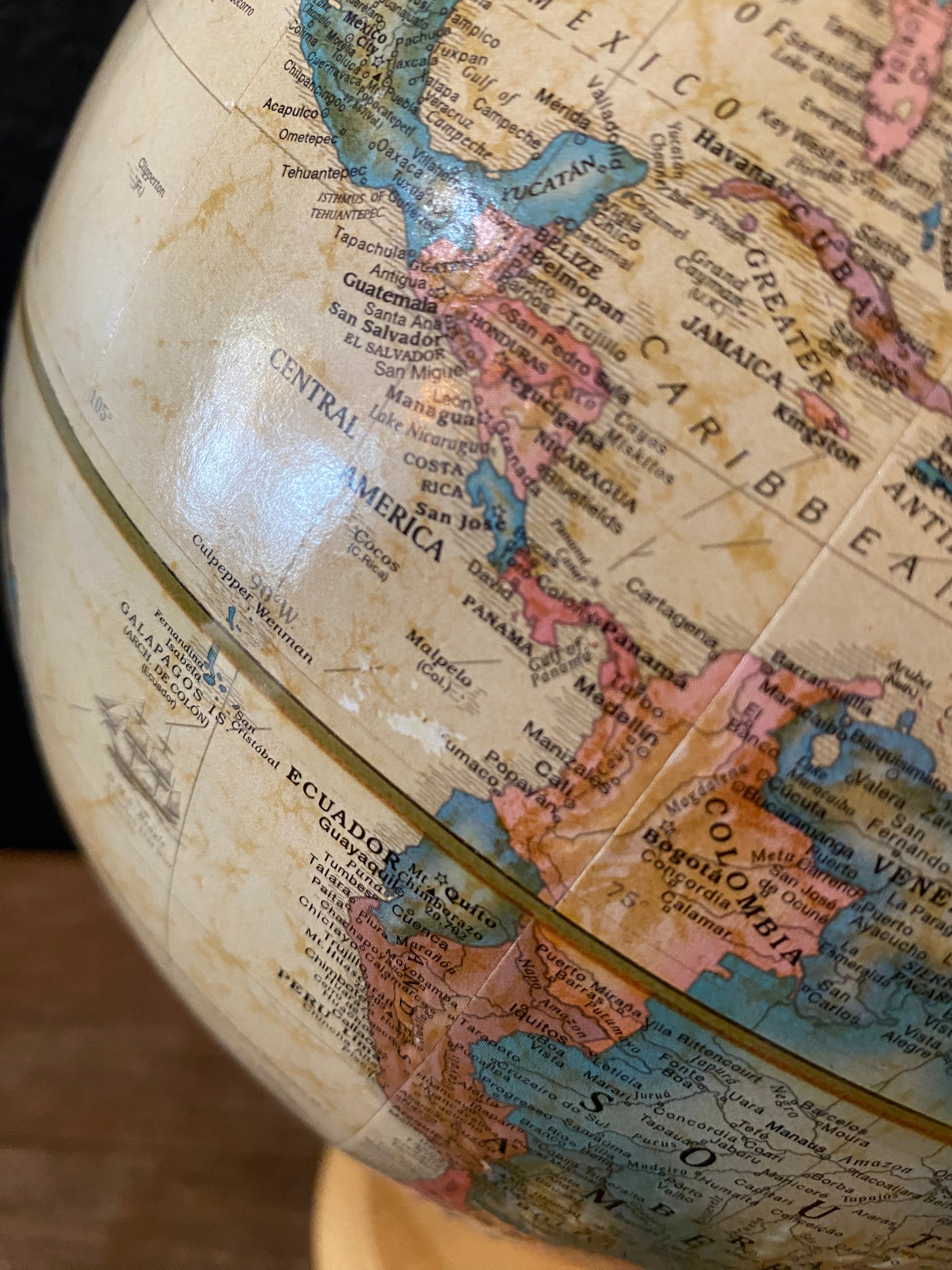 Vintage Replogle World Globe