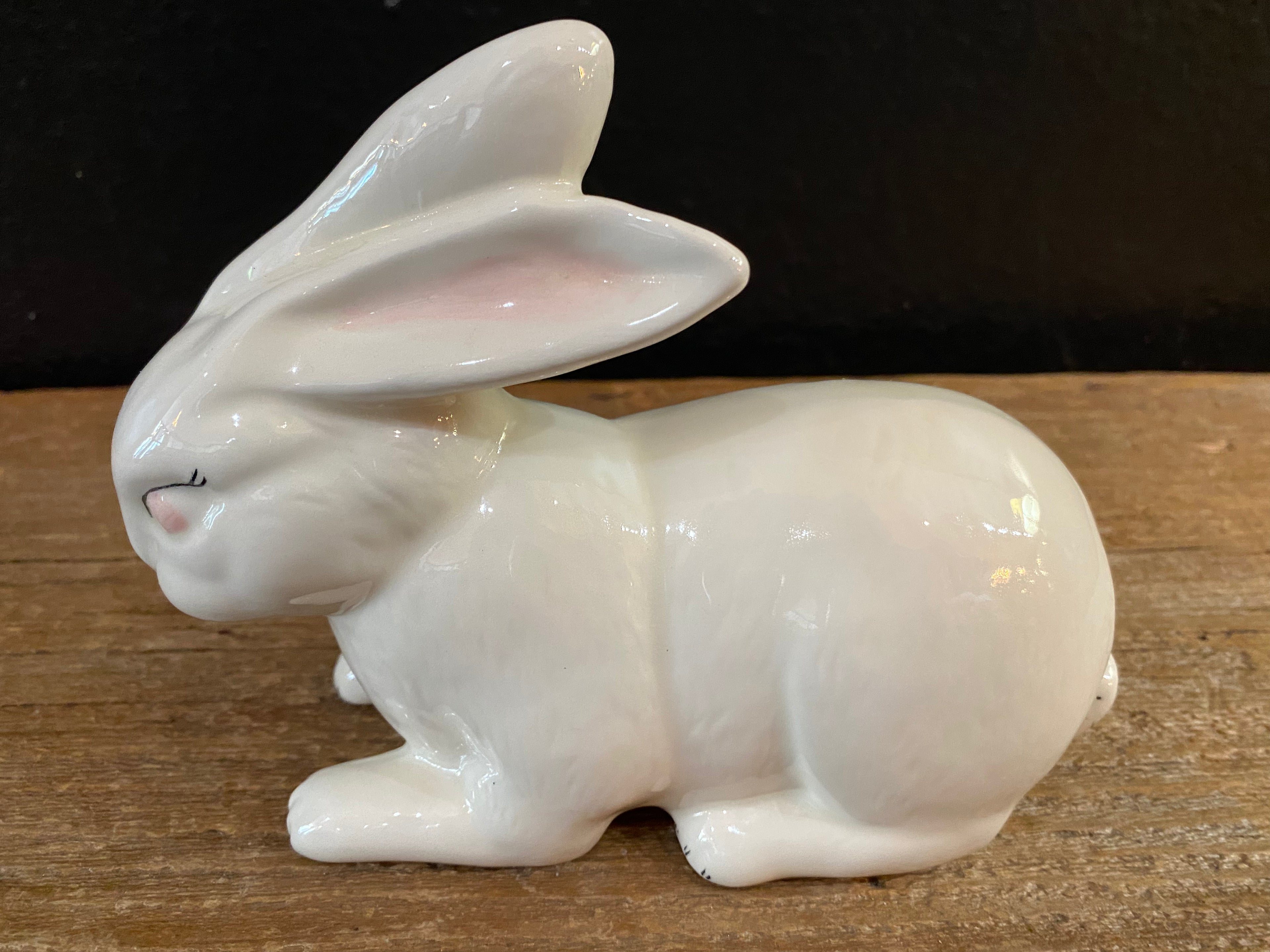 White Ceramic Bunny
