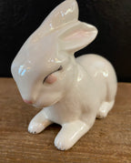 White Ceramic Bunny
