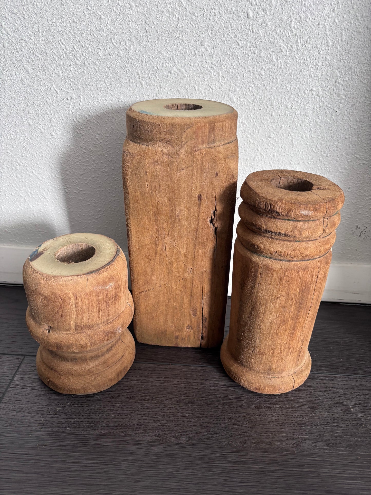 Repurposed Wood Newell Posts