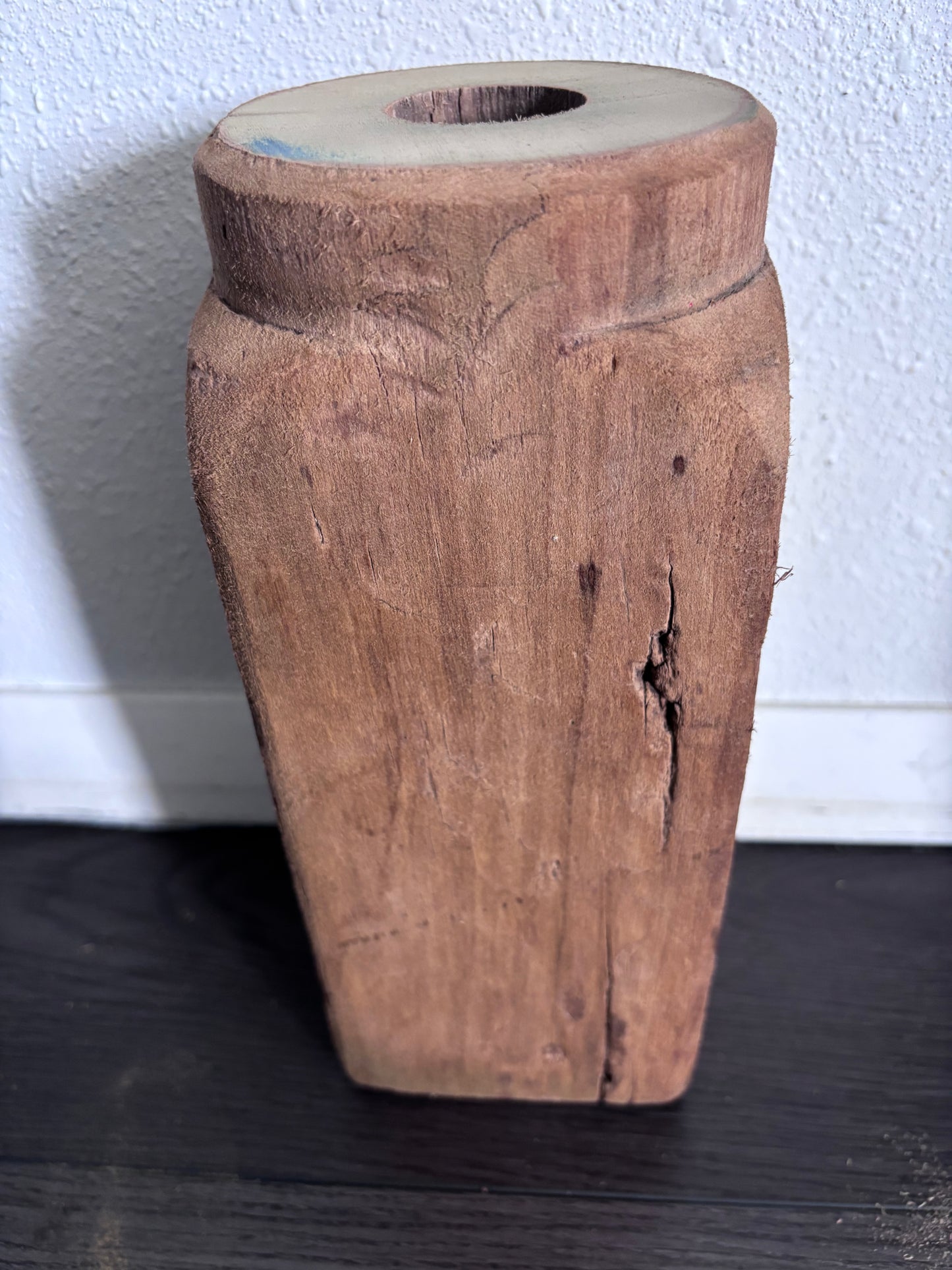 Repurposed Wood Newell Posts