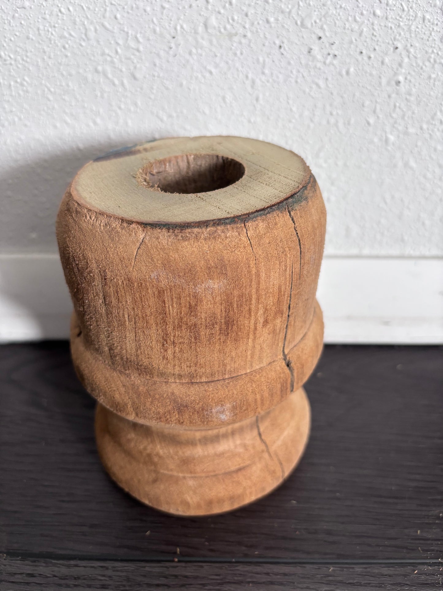 Repurposed Wood Newell Posts