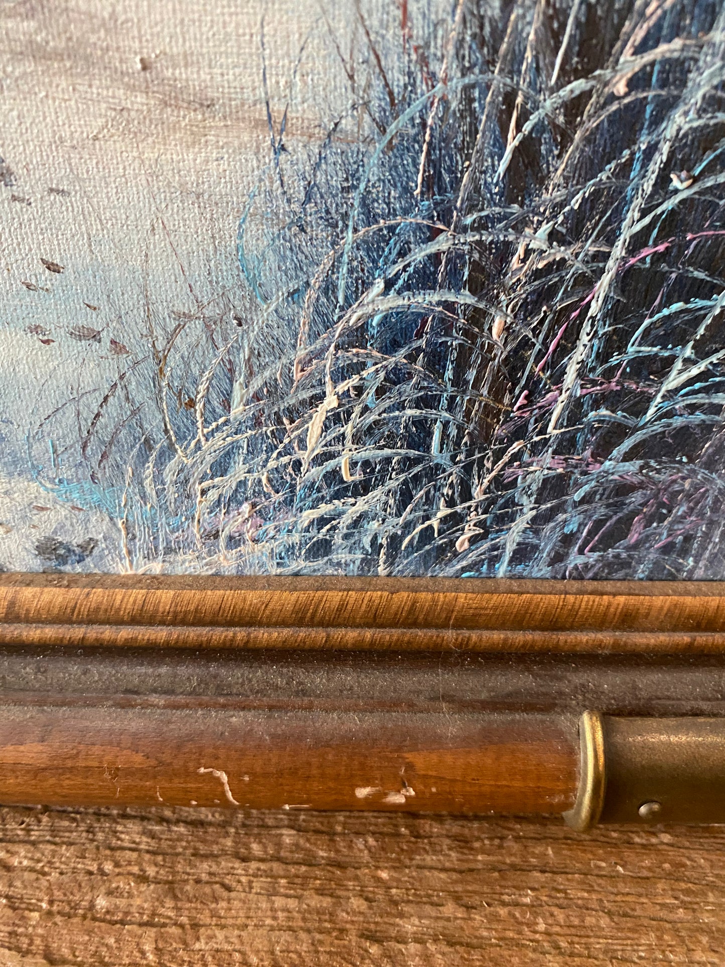 Vintage Oil Painting | Boat On Beach