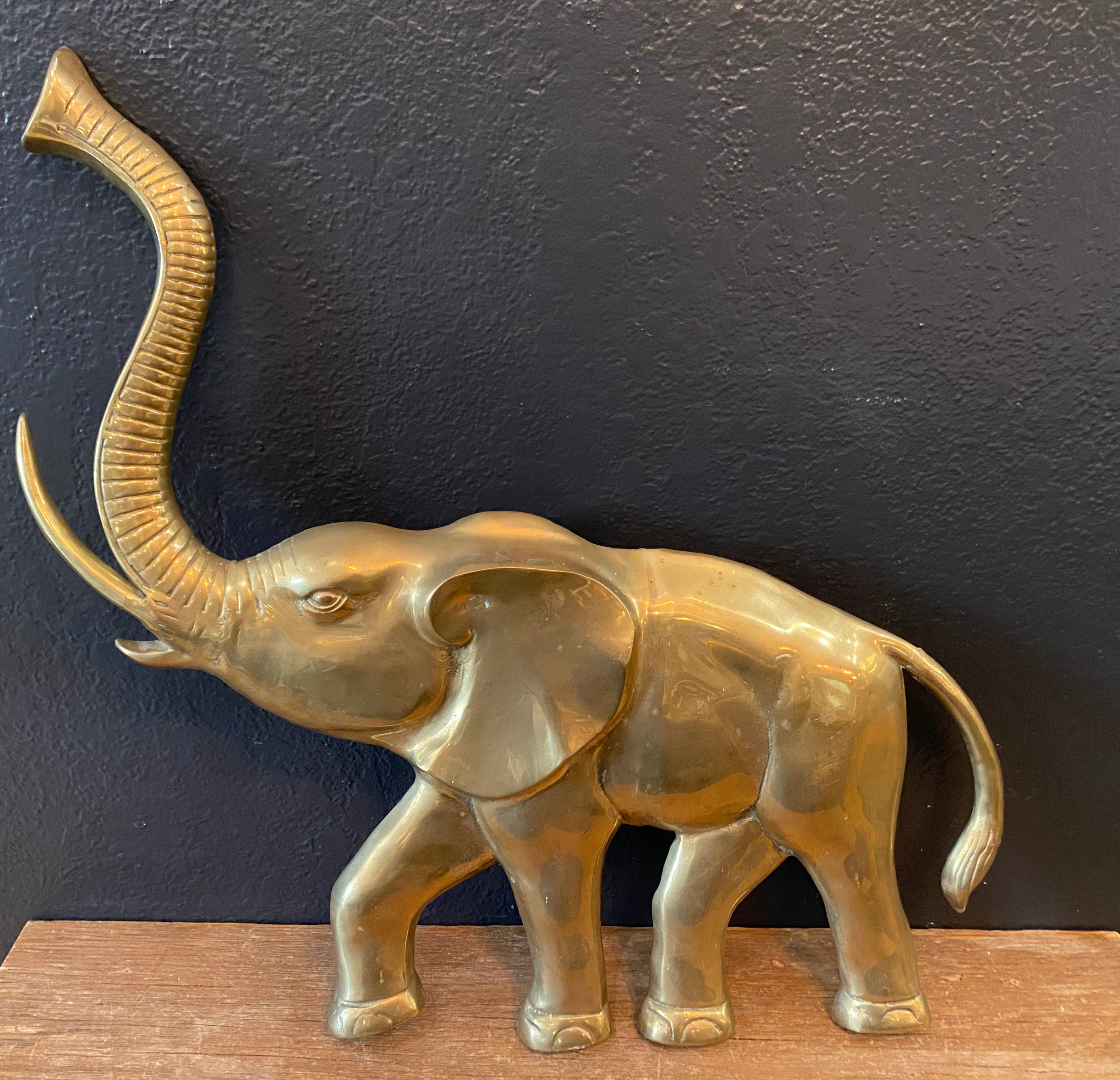 Brass Elephant Wall Hanging