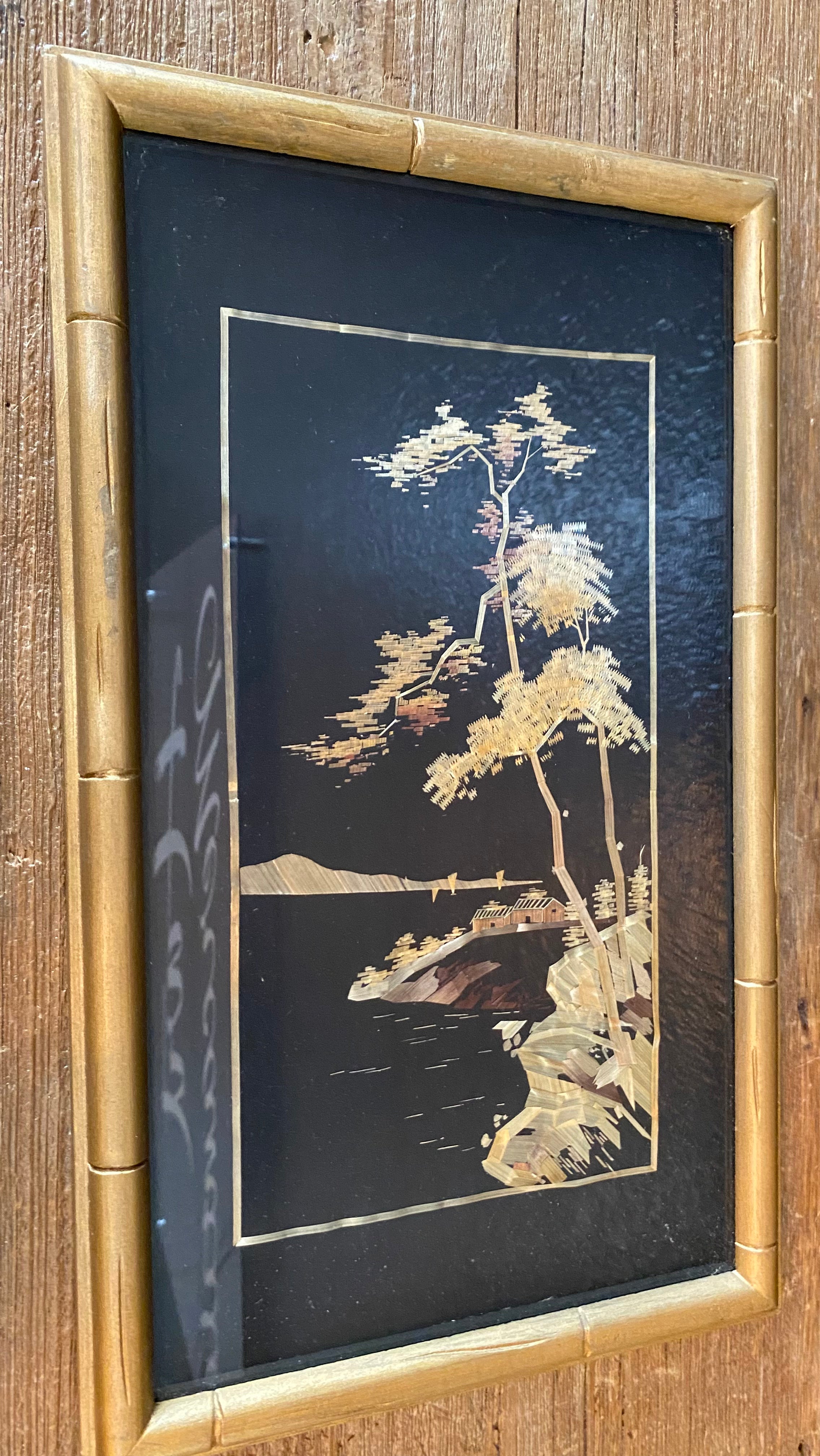 Bamboo Straw Art | Landscape