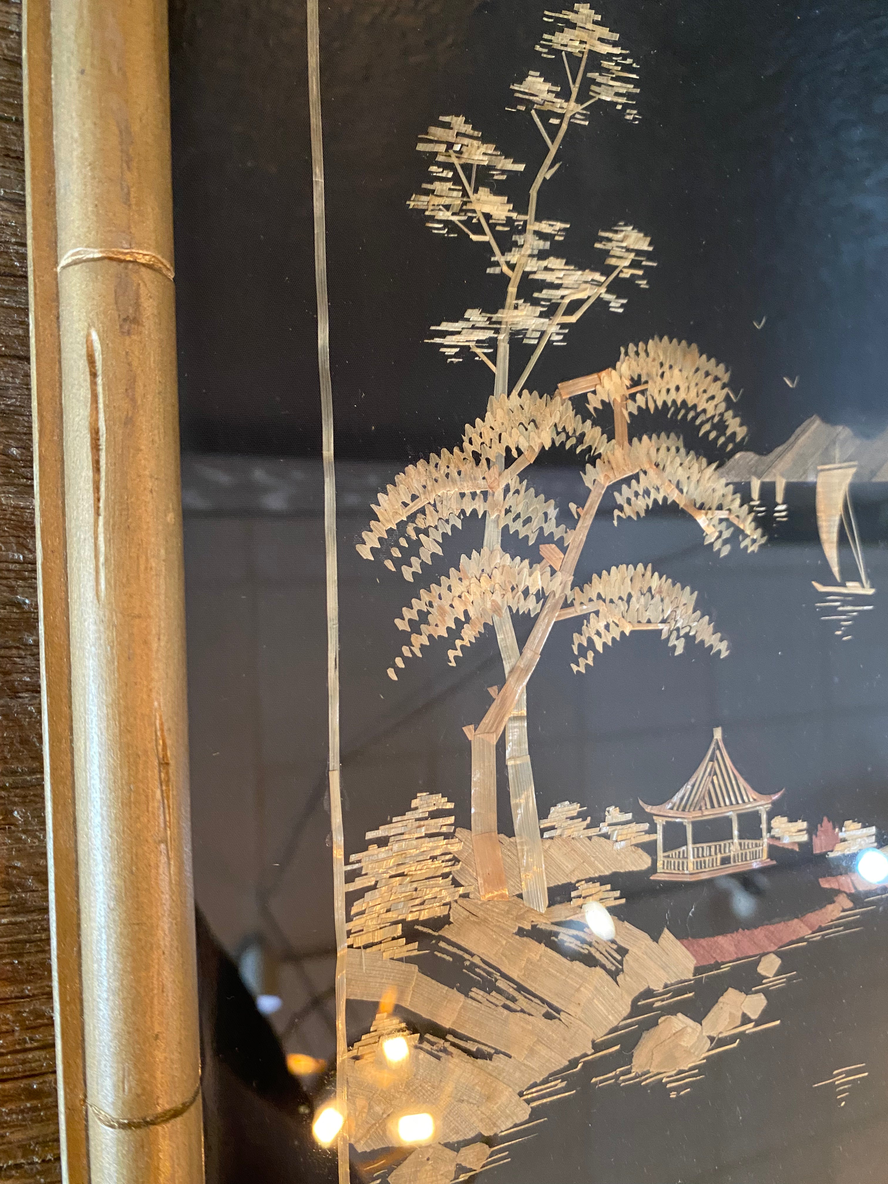 Bamboo Straw Art | Garden Landscape