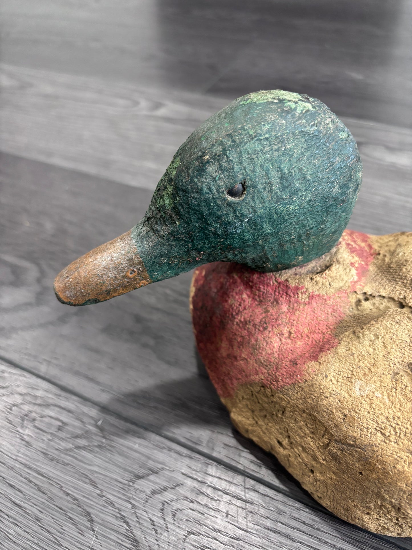 Antique Cork Mallard Duck Decoy