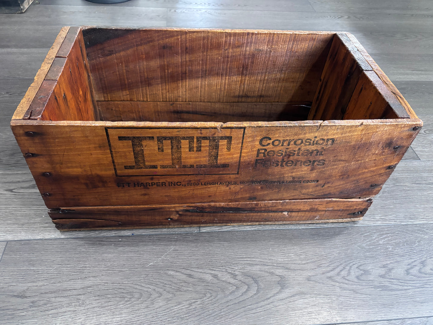 Wood ITT Corrosion Crate