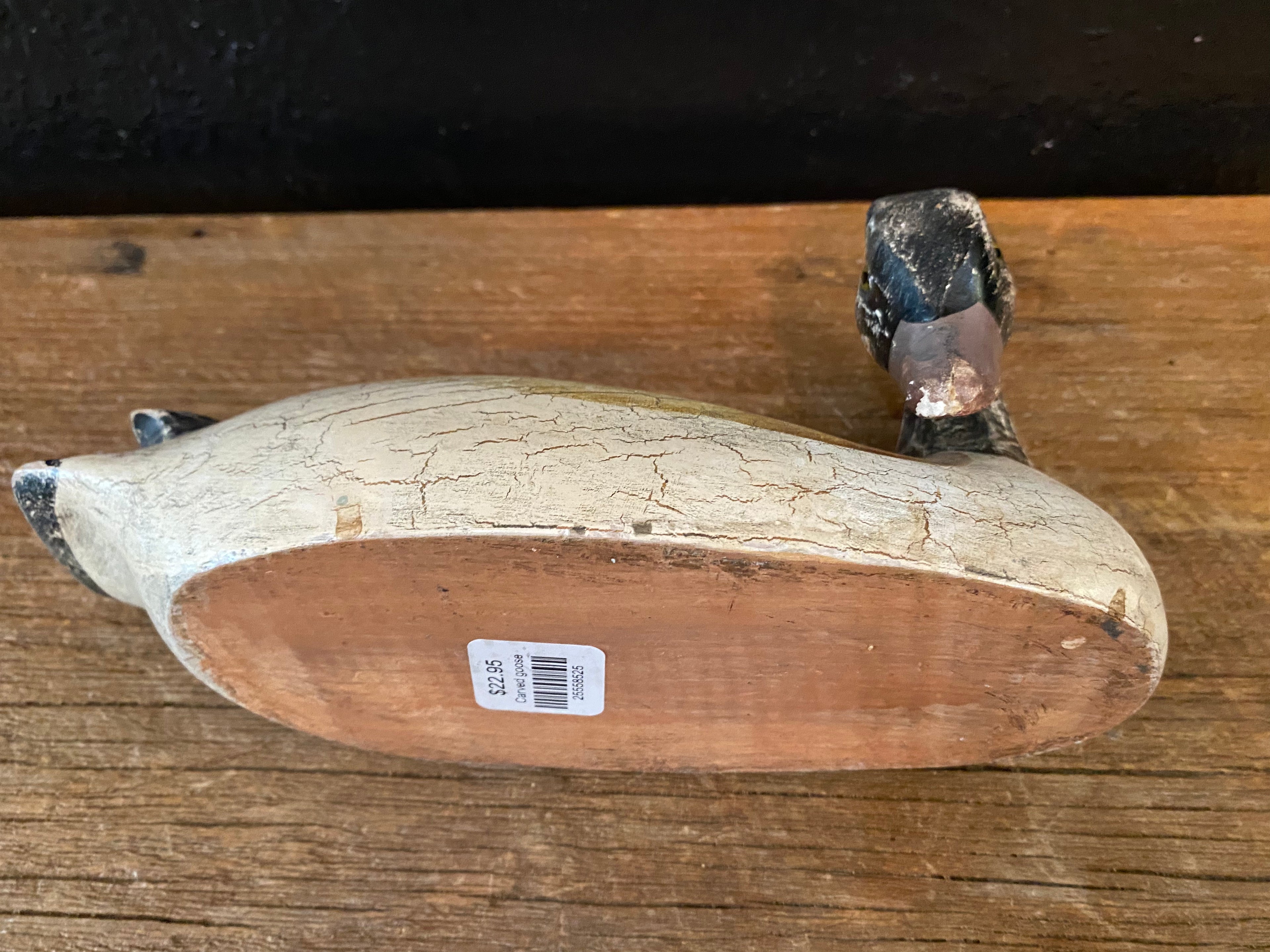 Hand-carved Goose