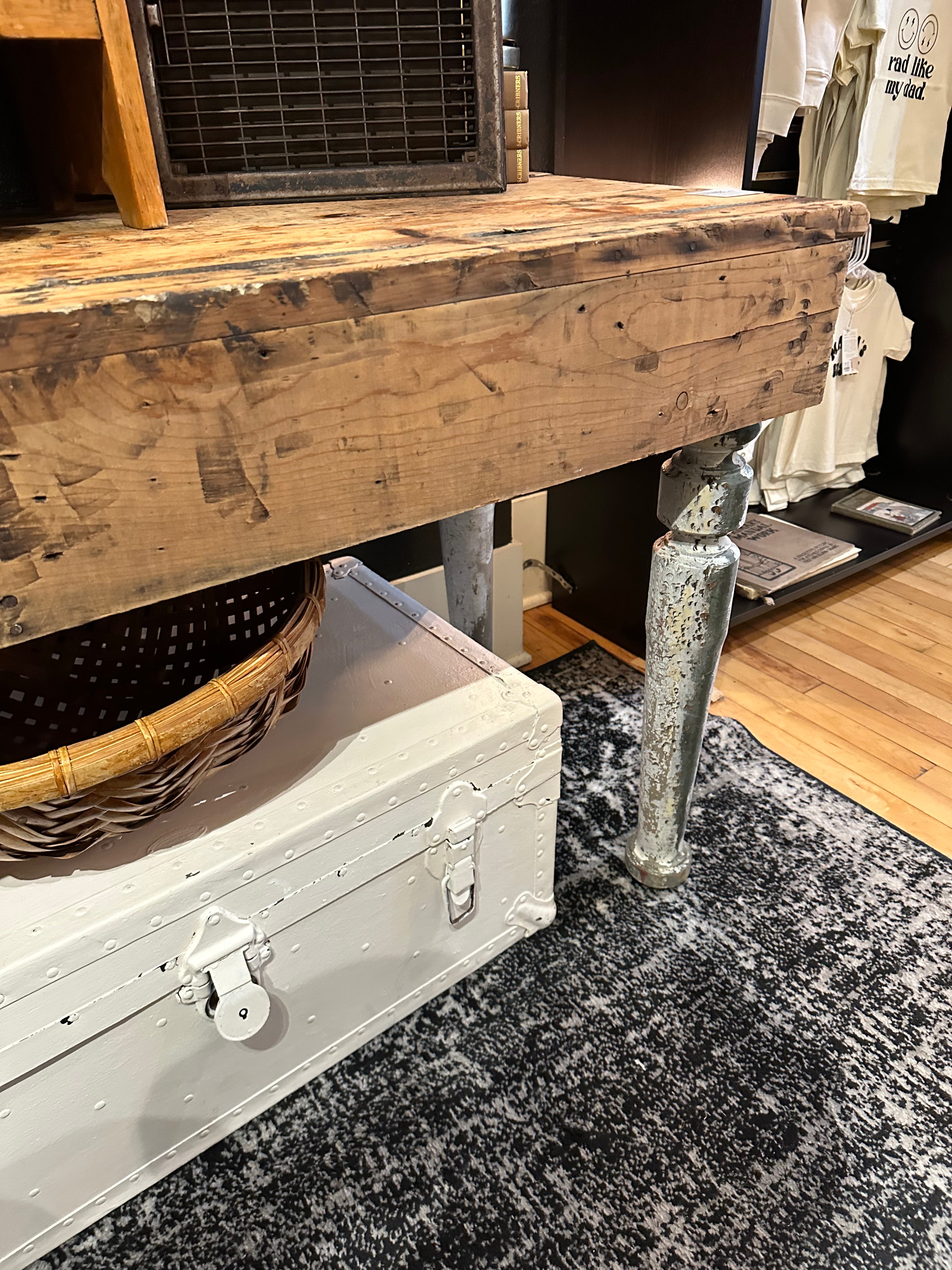 Primitive Pine Harvest Table