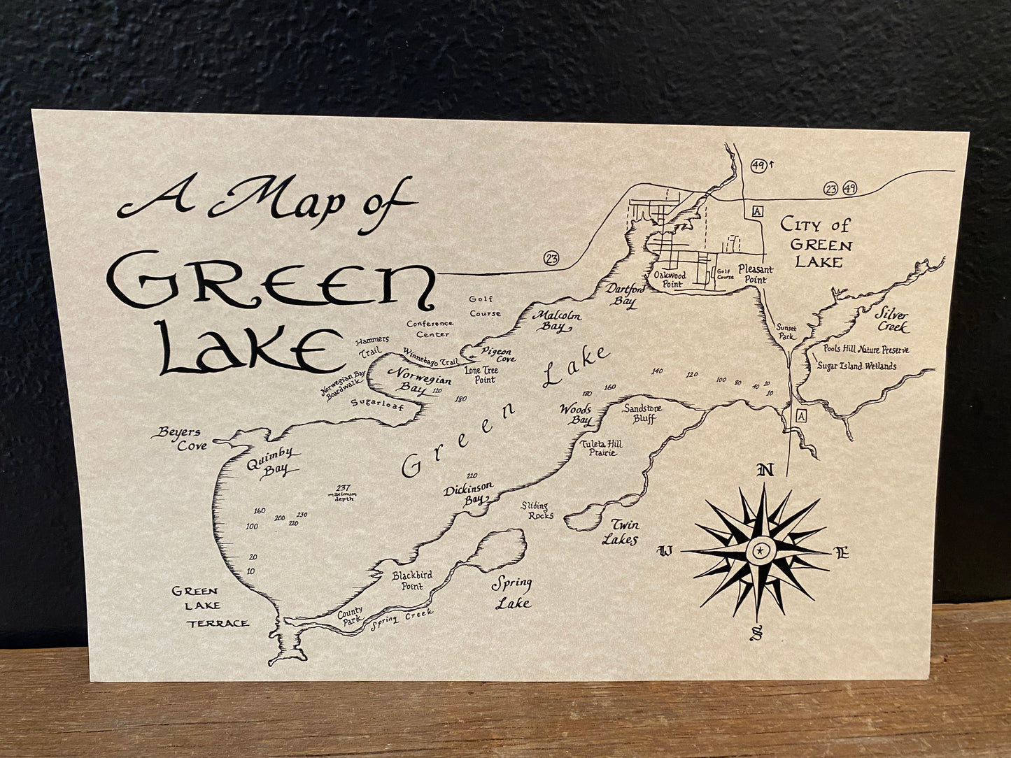Green Lake Map