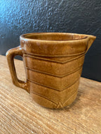Brown Stoneware Pitcher