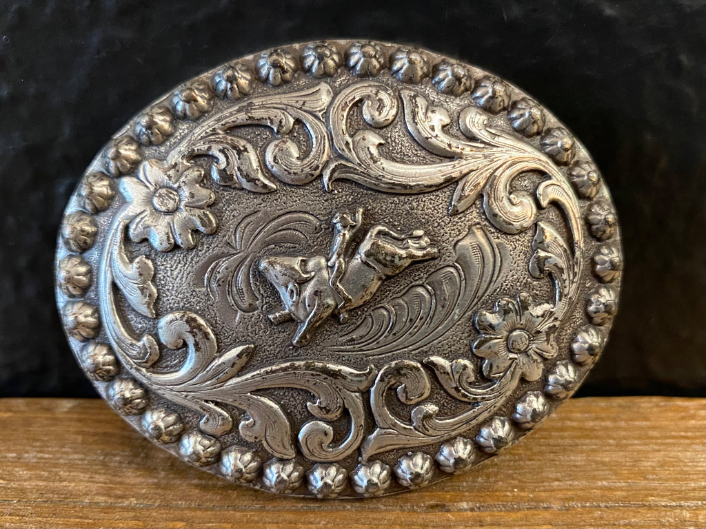 Bull Rider Belt Buckle