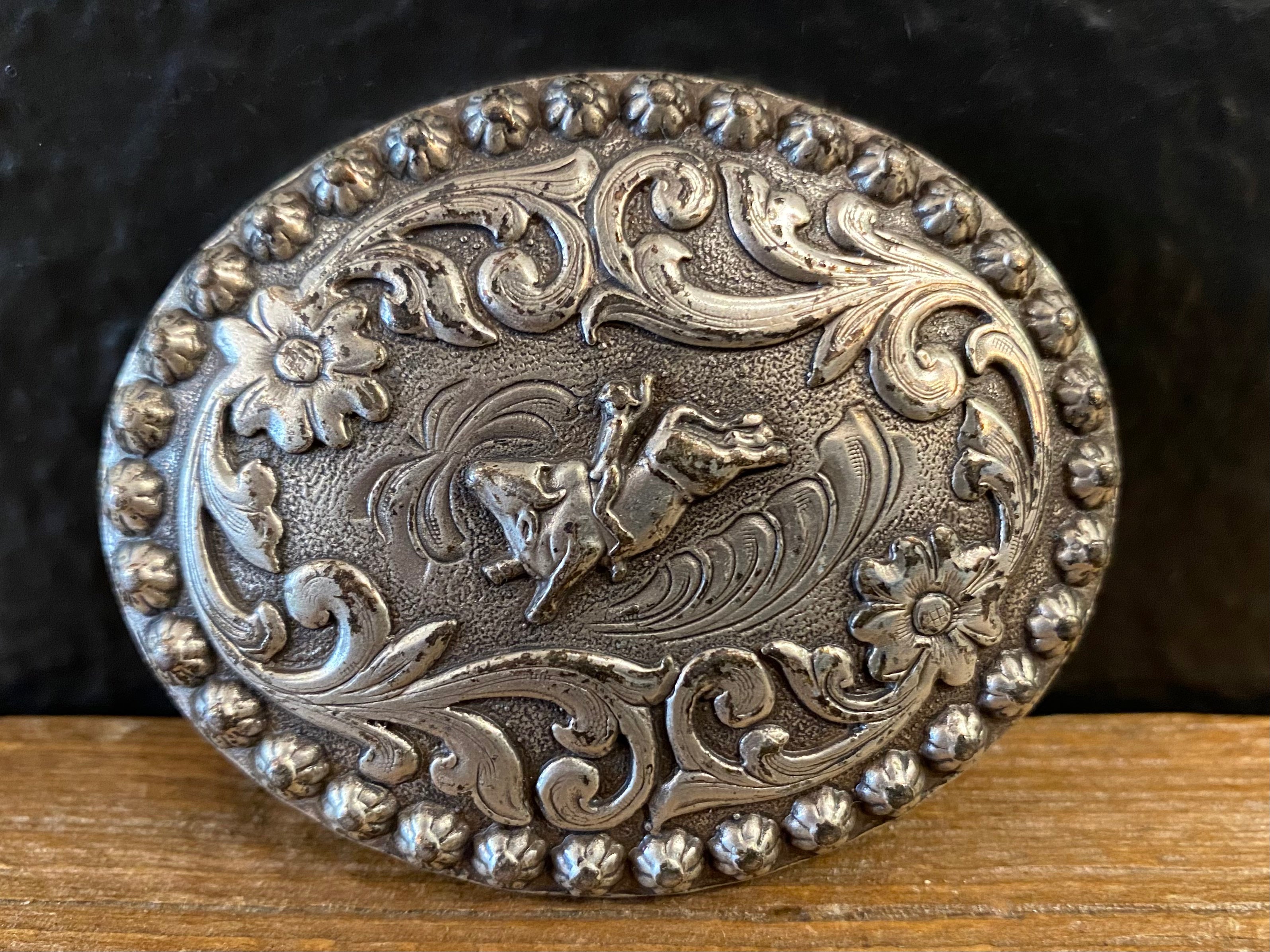 Bull Rider Belt Buckle