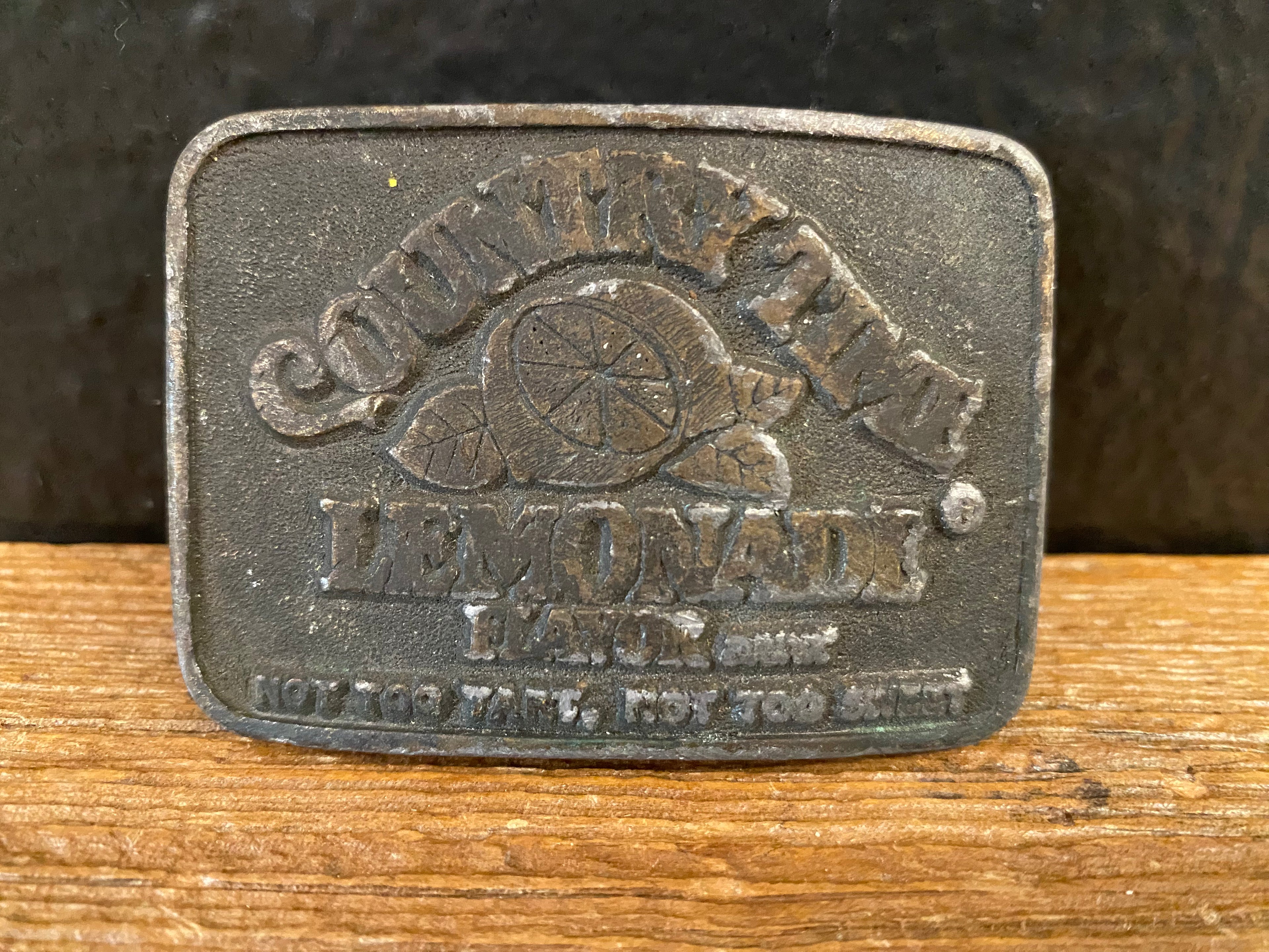 Country Time Lemonade Belt Buckle