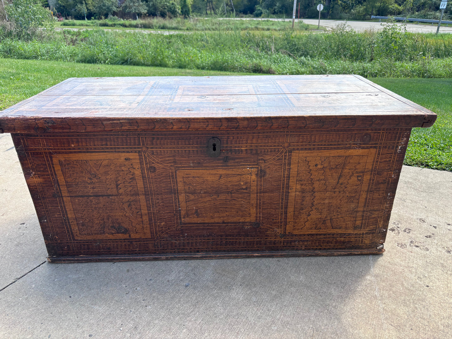 Antique East Germany Trunk