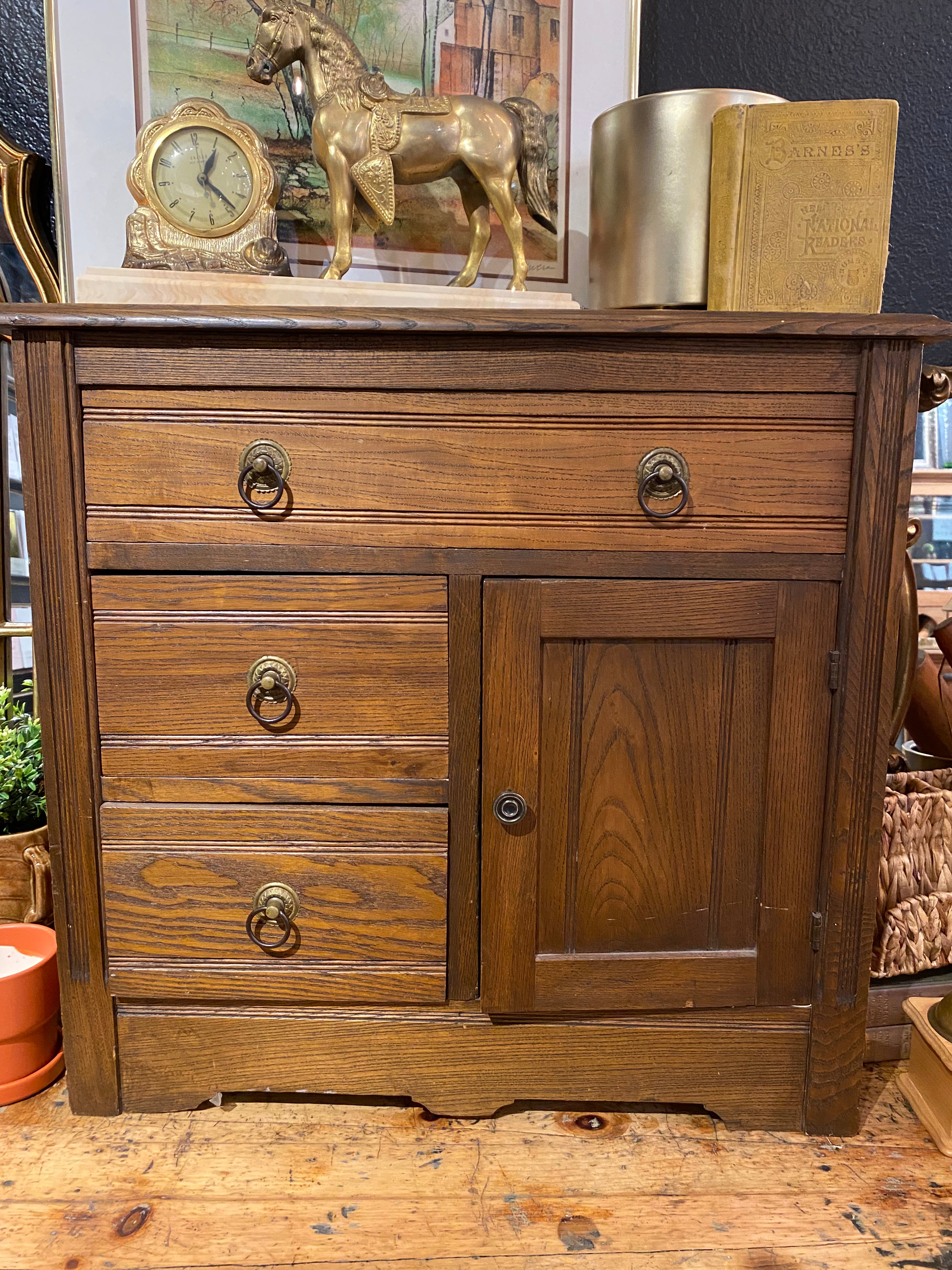 Vintage Small Wood Dresser