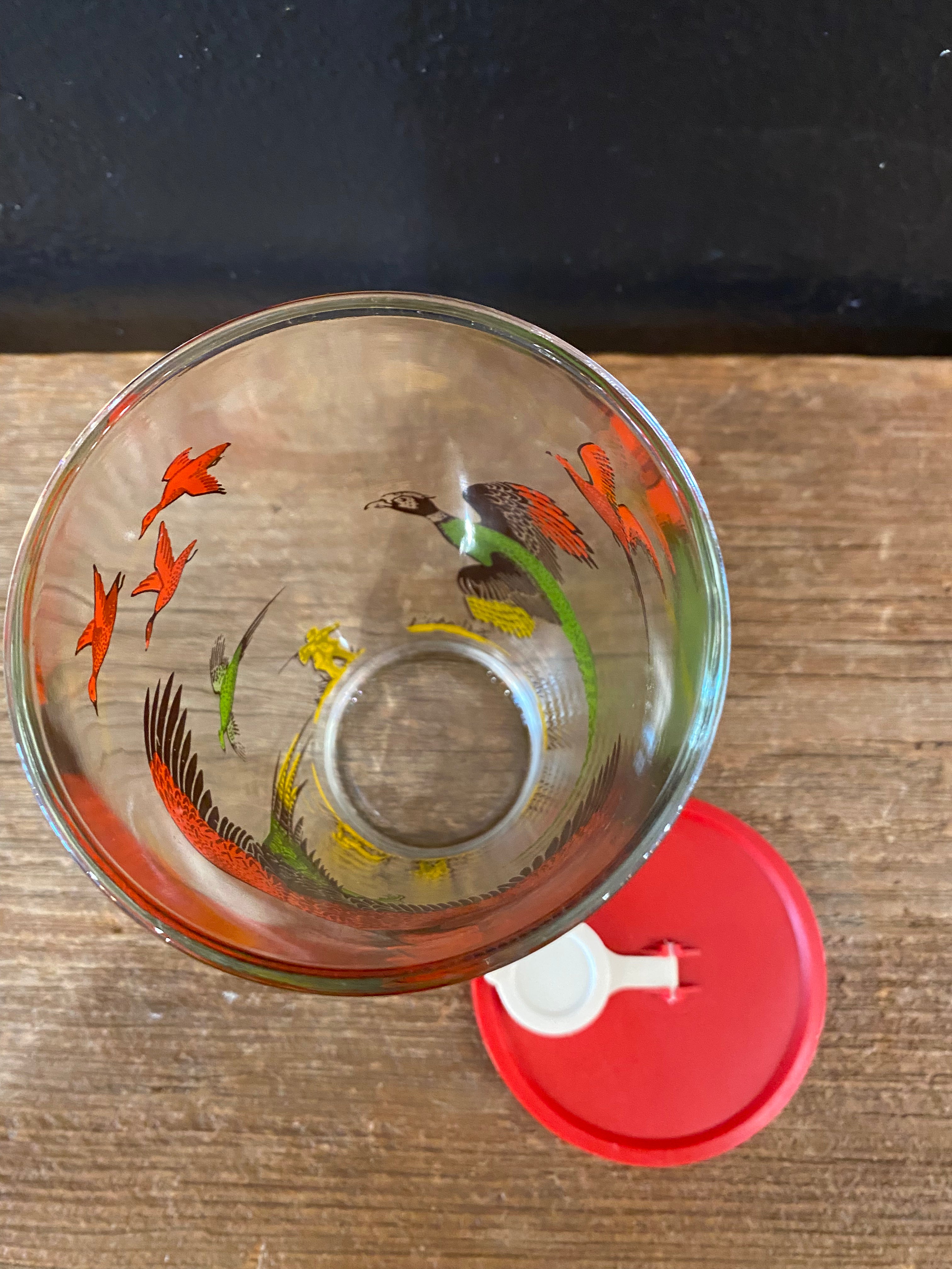 Hazel Atlas Pheasant Cocktail Shaker