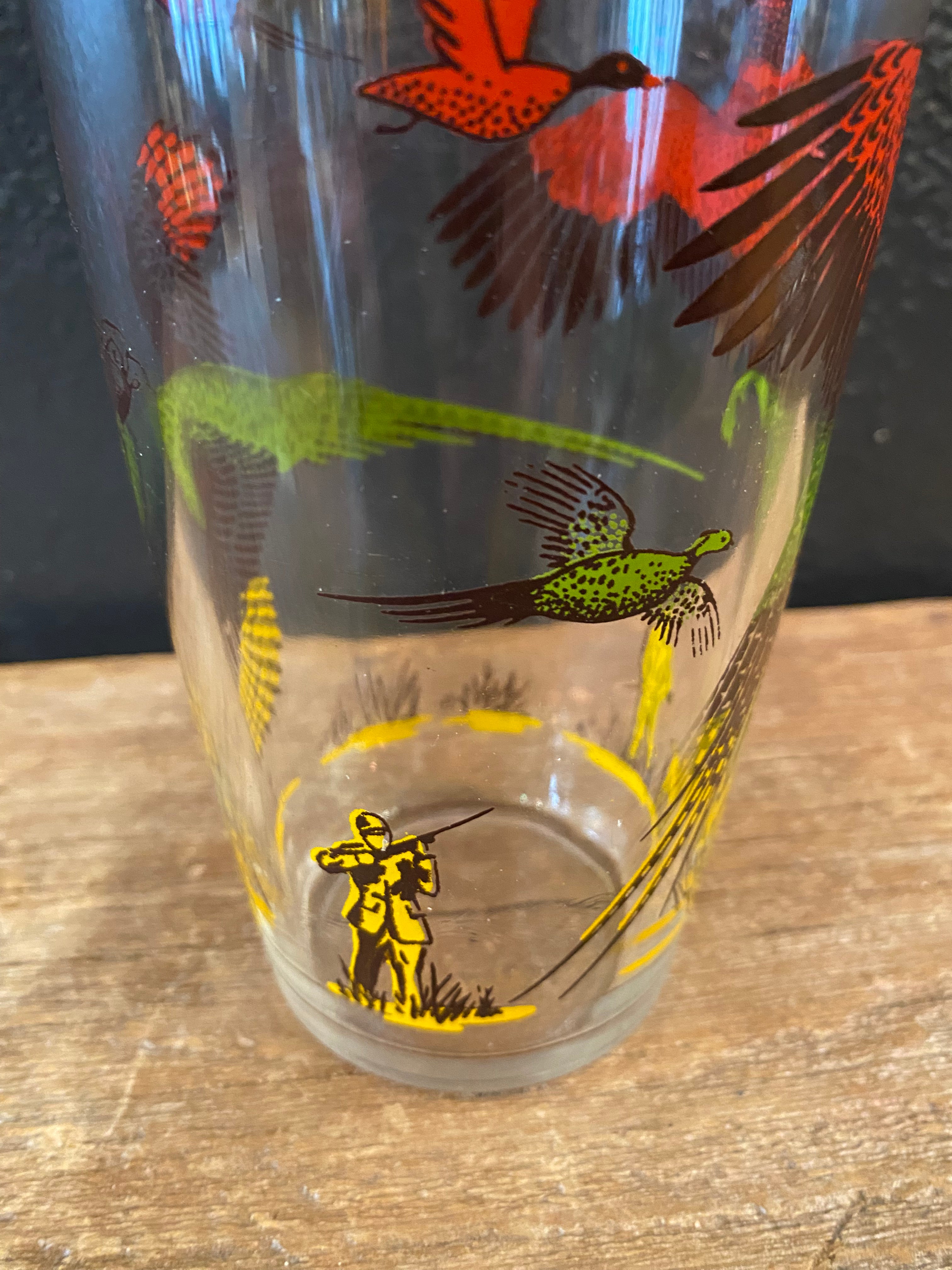 Hazel Atlas Pheasant Cocktail Shaker