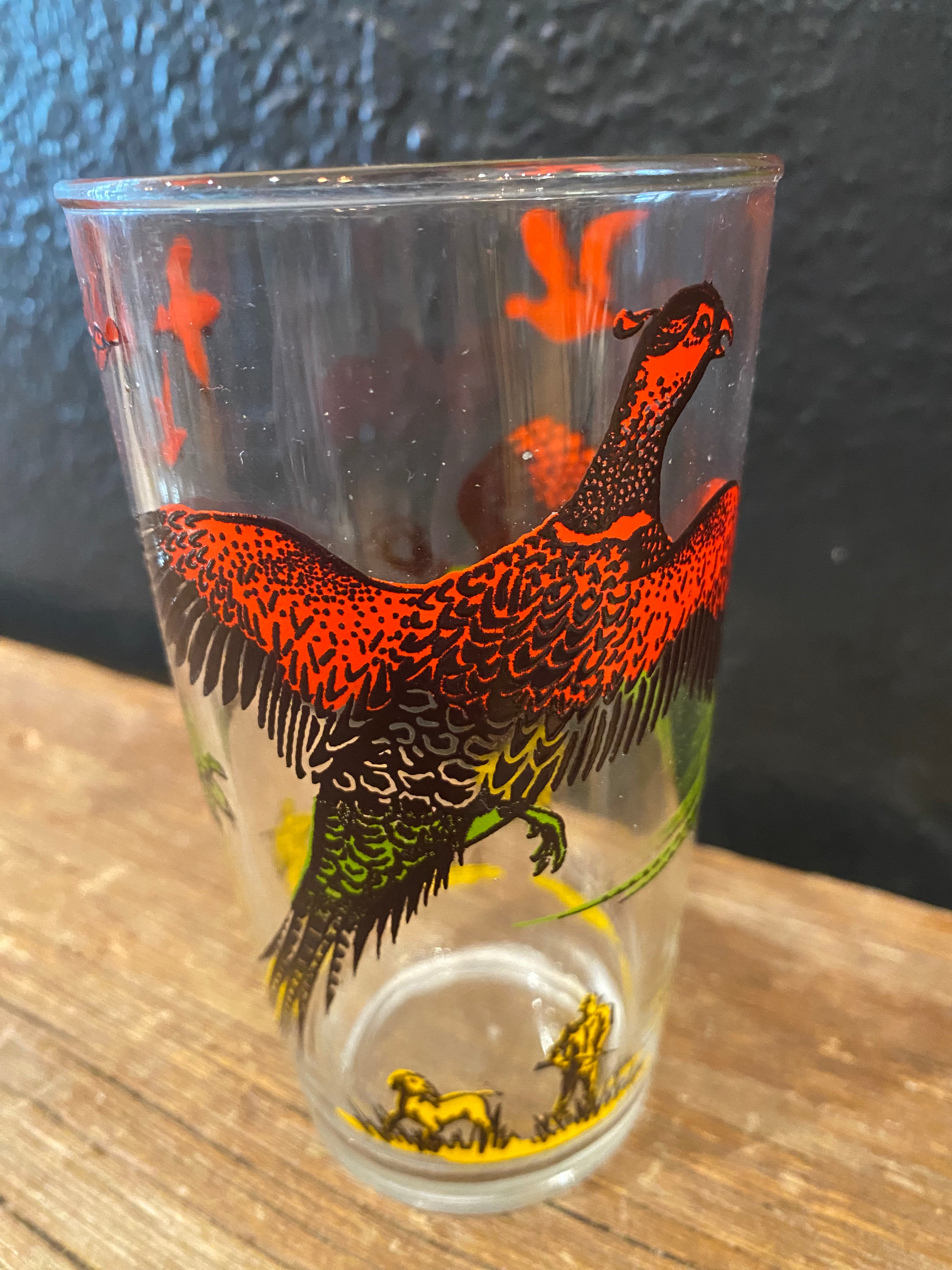 Pheasant Highball Glasses | Set Of Four