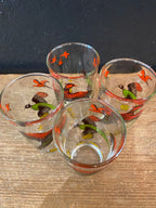 Pheasant Highball Glasses | Set Of Four