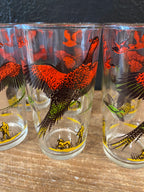 Pheasant Highball Glasses | Set Of Six