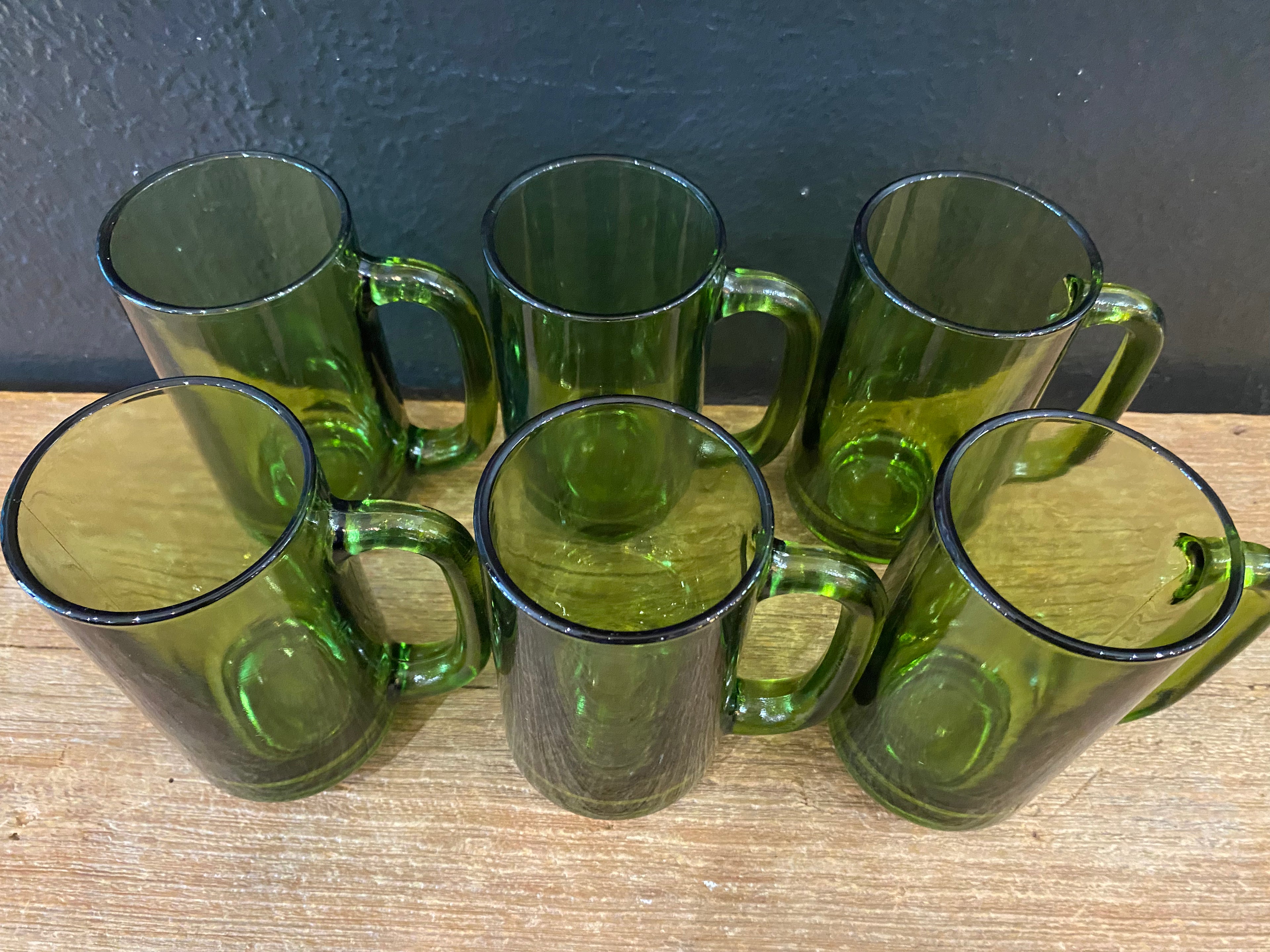 Vintage Hazel Atlas Mugs | Set Of Six
