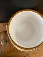 Faux Wood Ice Bucket