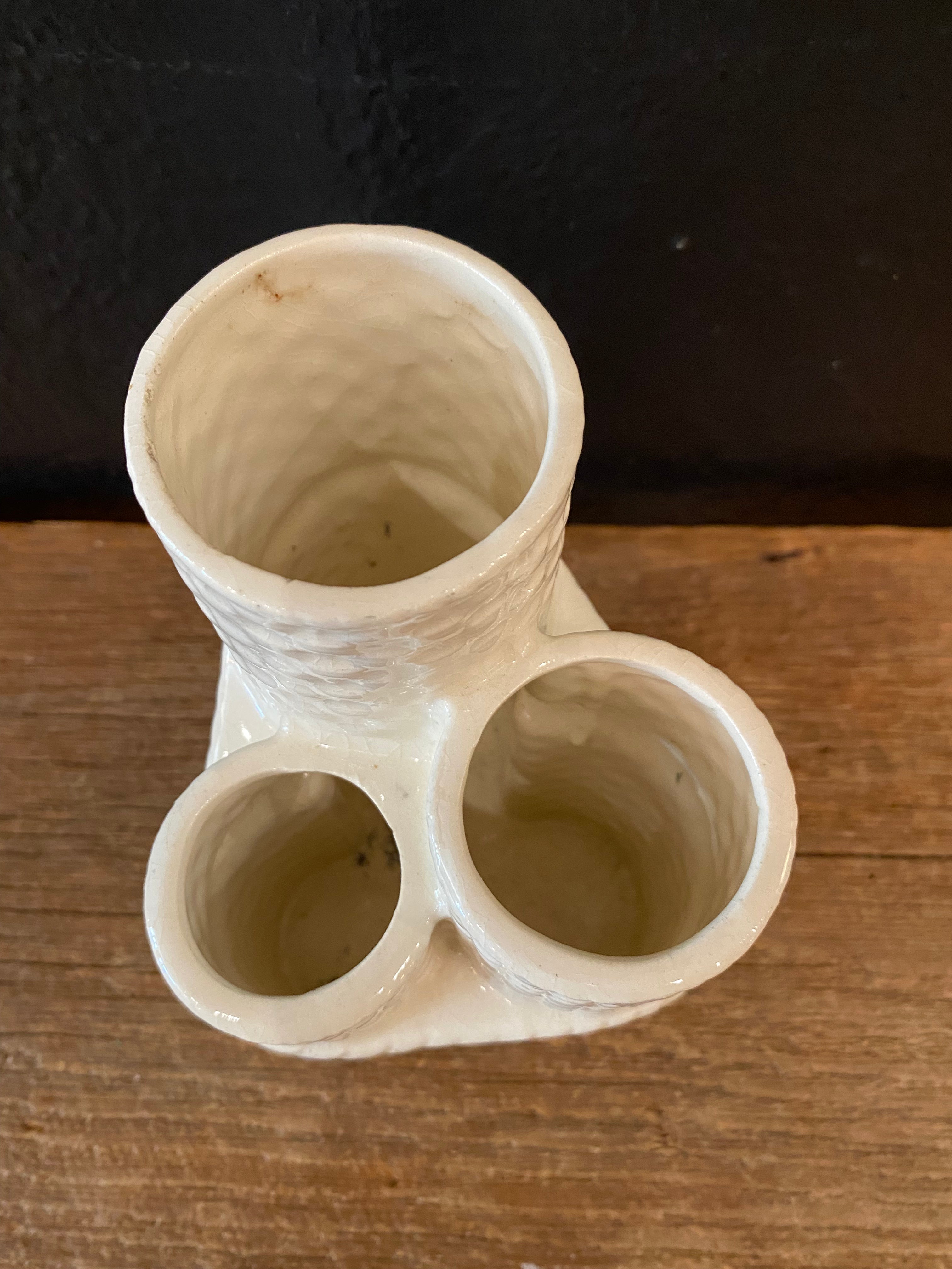 Vintage Vase - Basket Weave