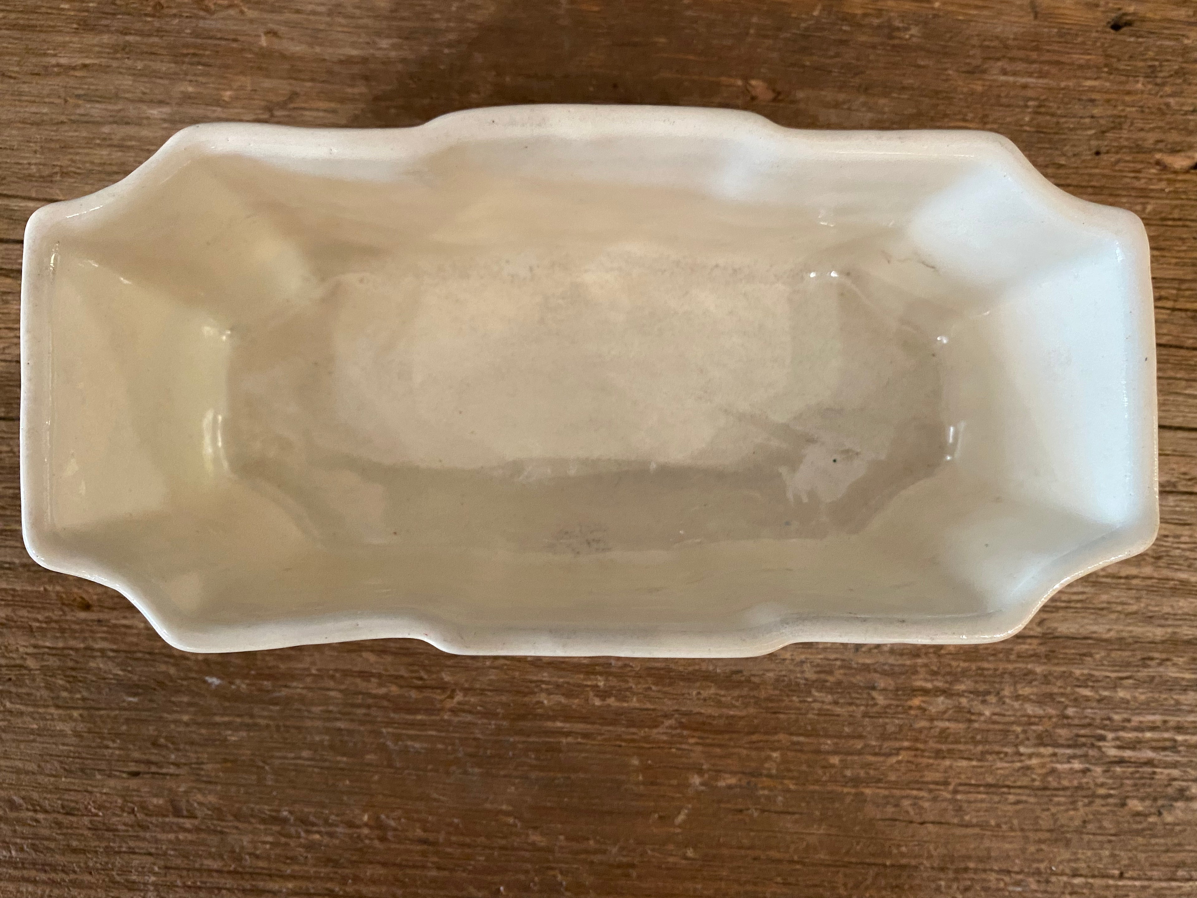 Creamy White Vintage Planter